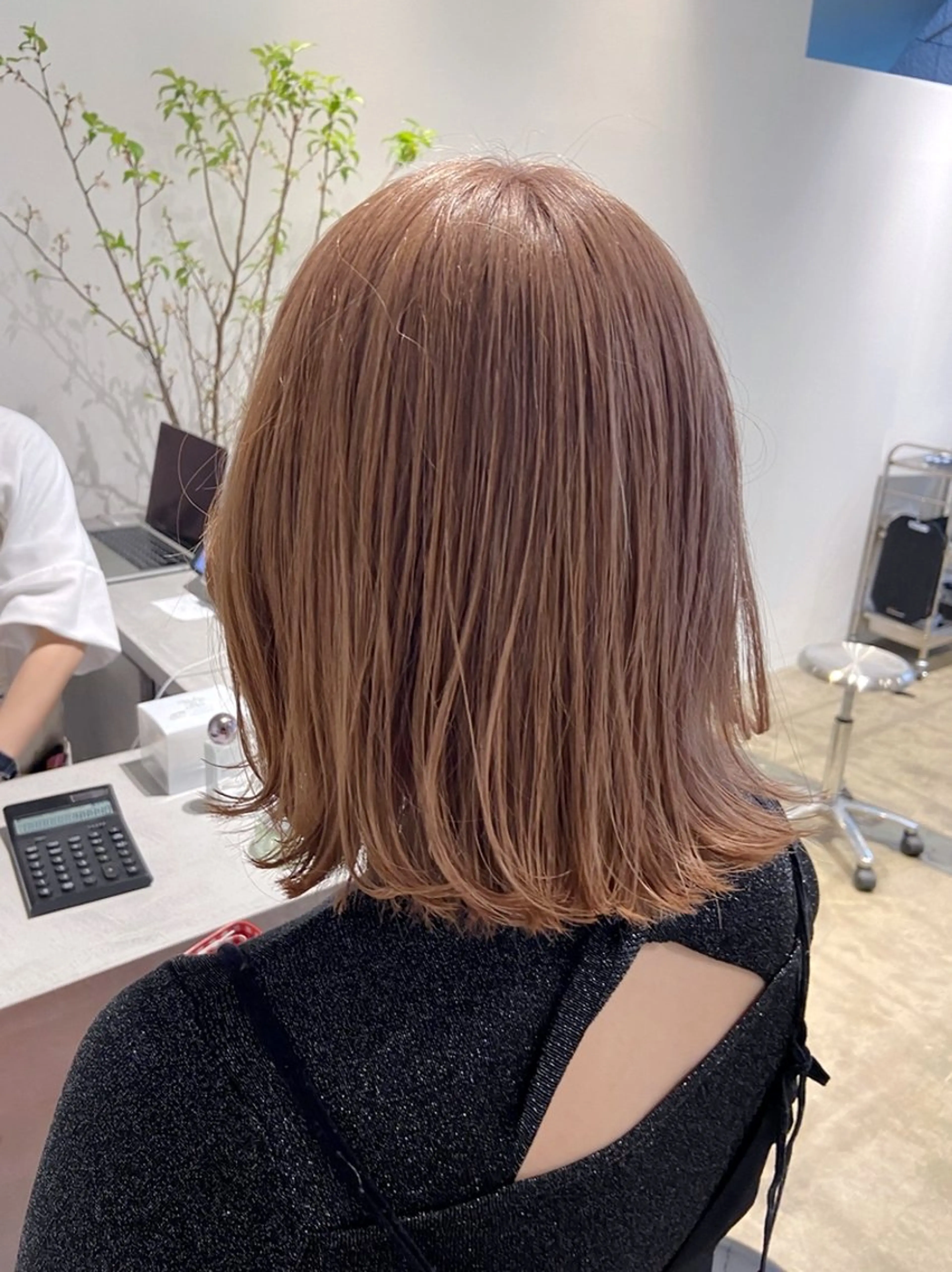 ミディアム ヘアカラー SITEN 淀屋橋 /肥後橋きべひろまさのマツエク・マツパデザイン