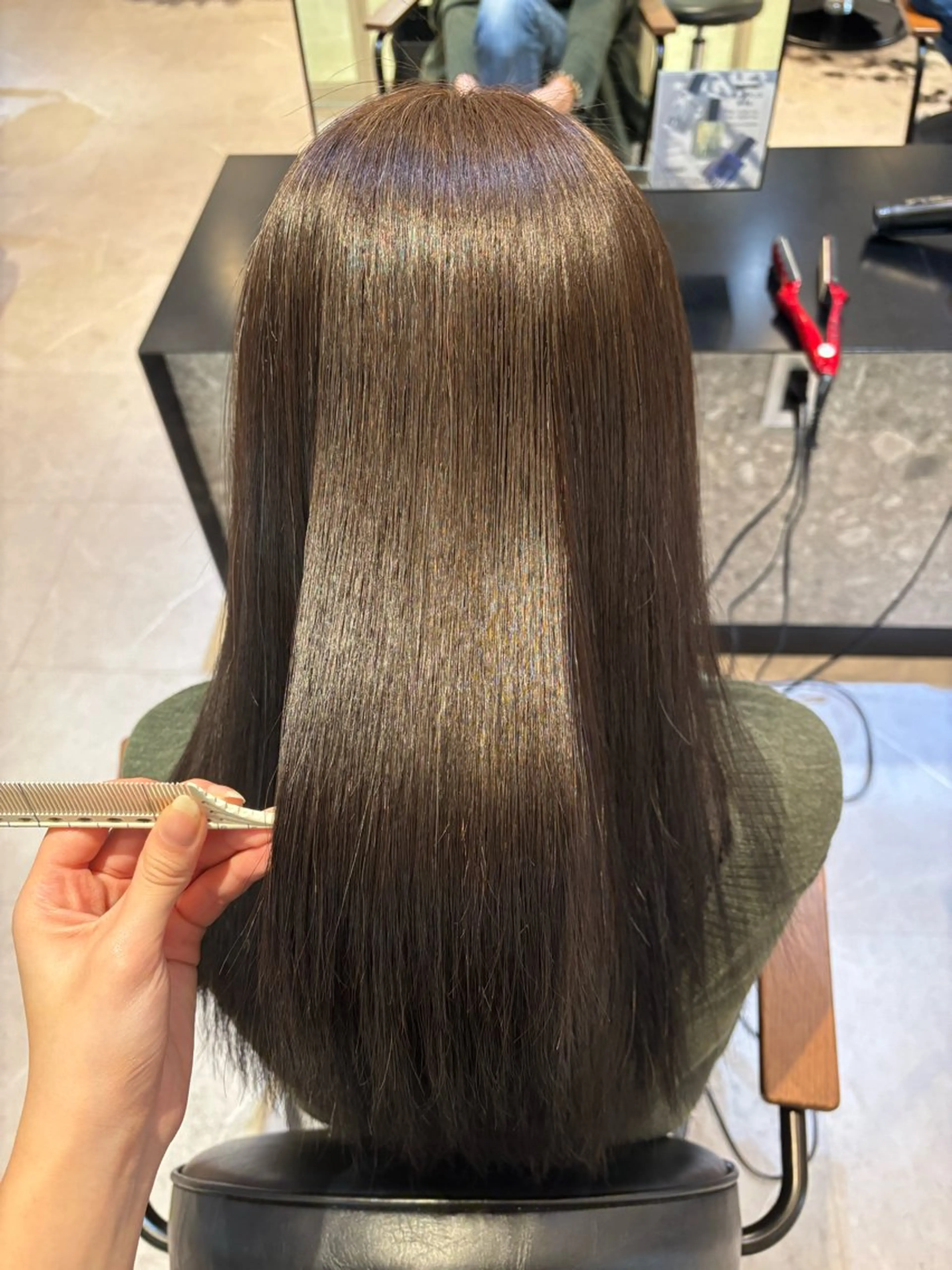 ロング カラー ヘアカラー トリートメント カラー/髪質改善 トリートメント/優果のヘアスタイル