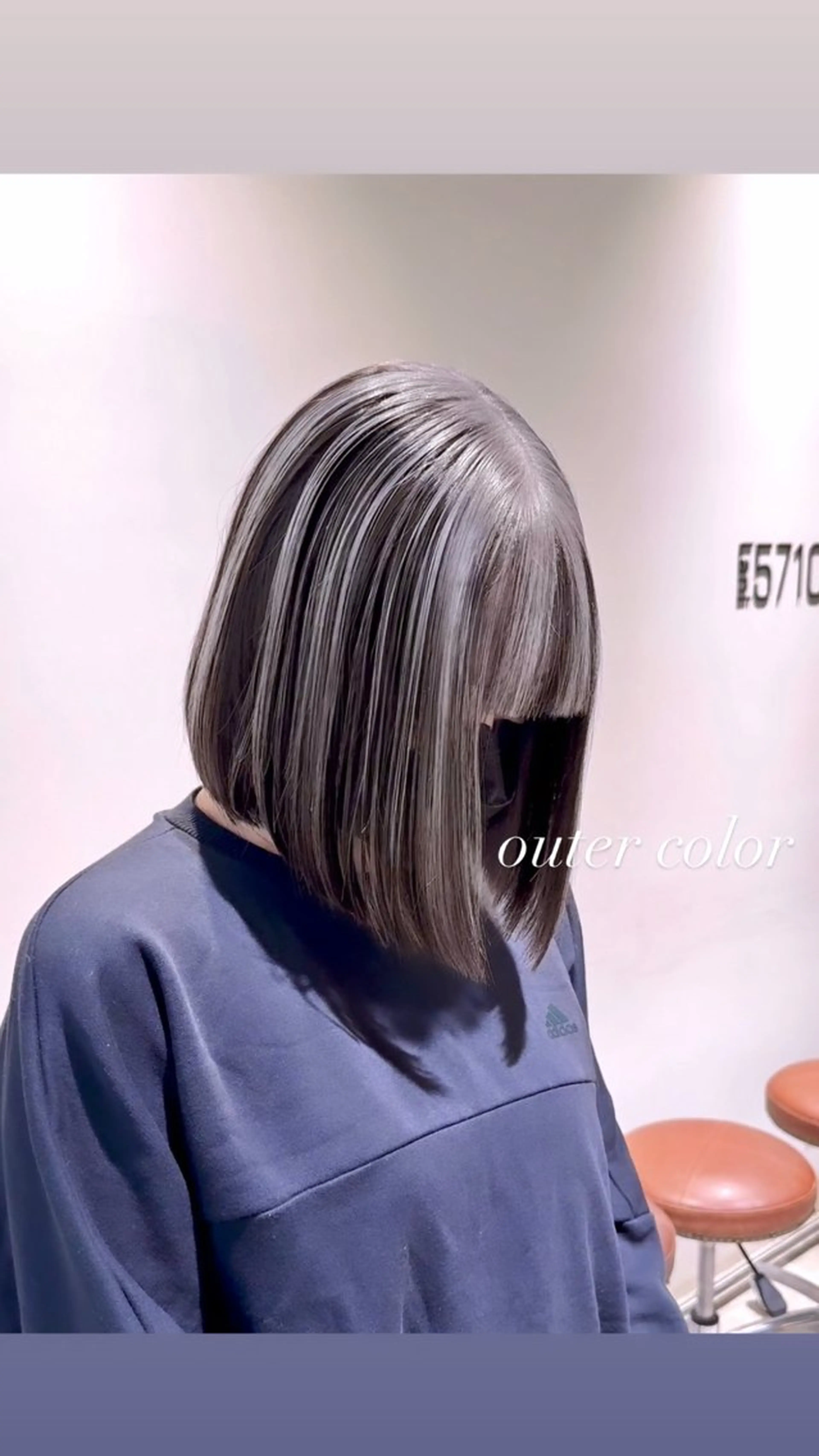 ミディアム カラー カット ヘアカラー トリートメント ヘアセット 💜ハイトーン💛 マジカルかいちゃんのヘアスタイル