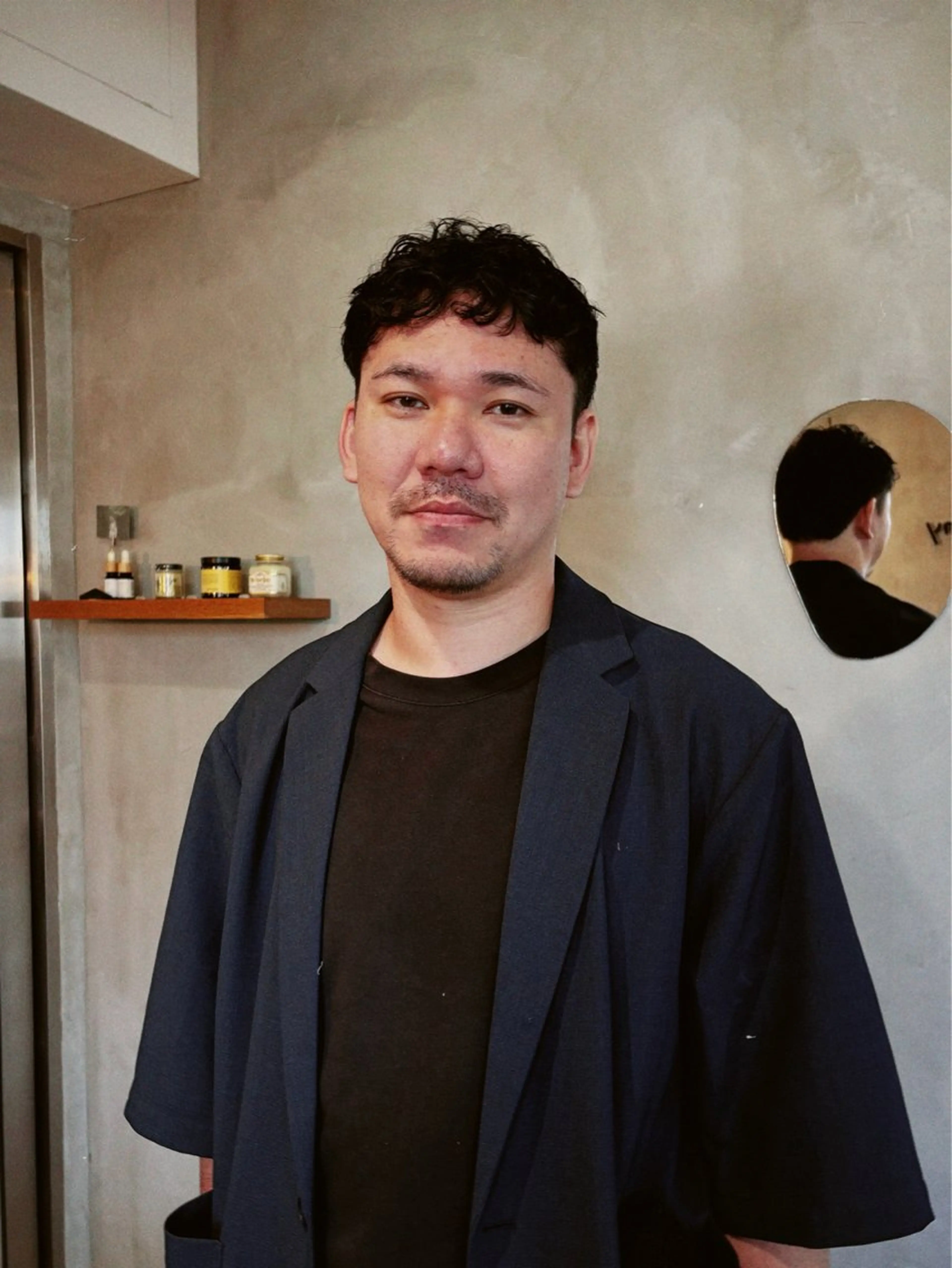 ショート メンズ メンズショート ショートヘア カット メンズ特化ショート/ センターパート/福田のヘアスタイル