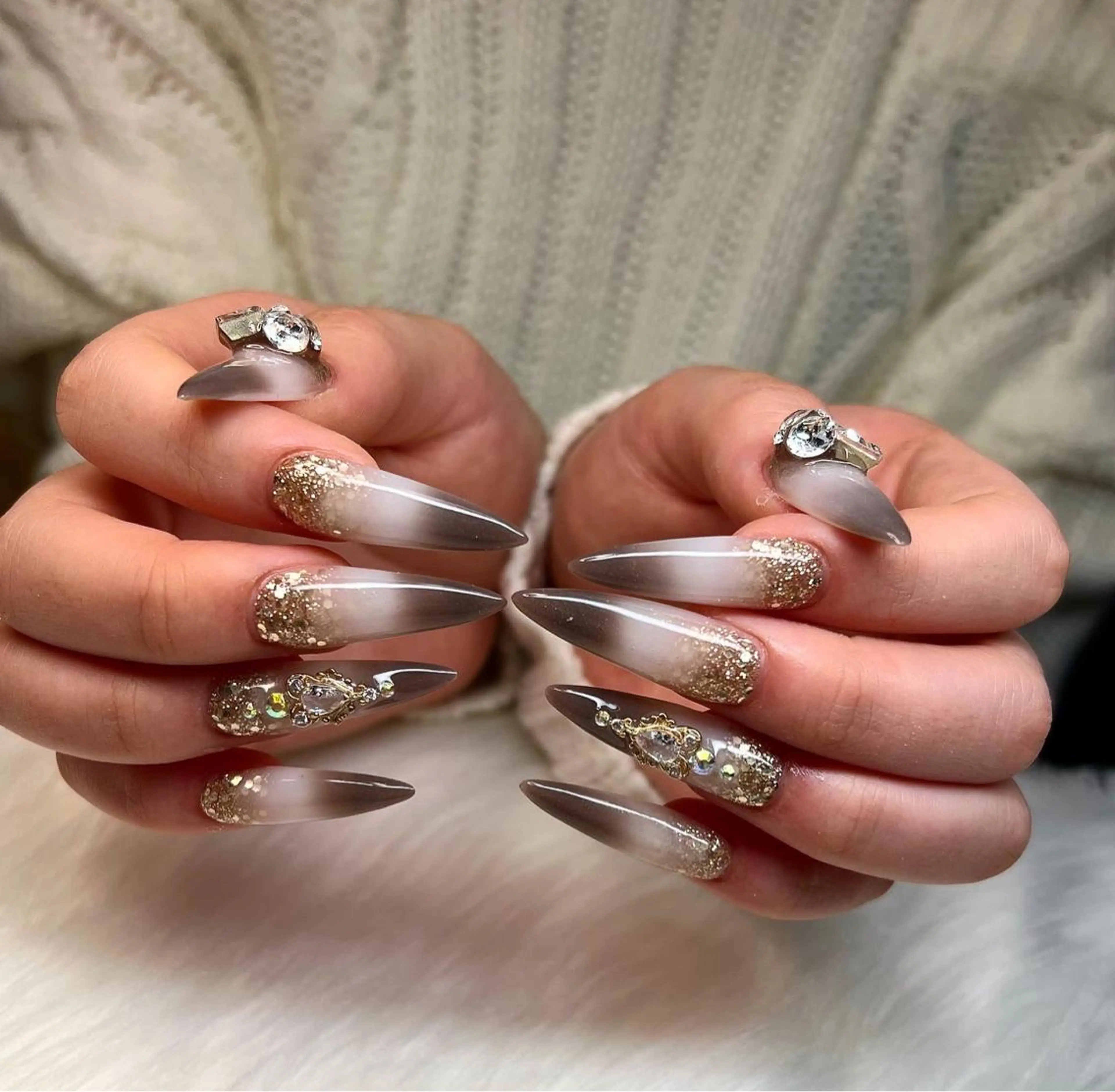 ロング ネイル nail salon azuのネイルデザイン