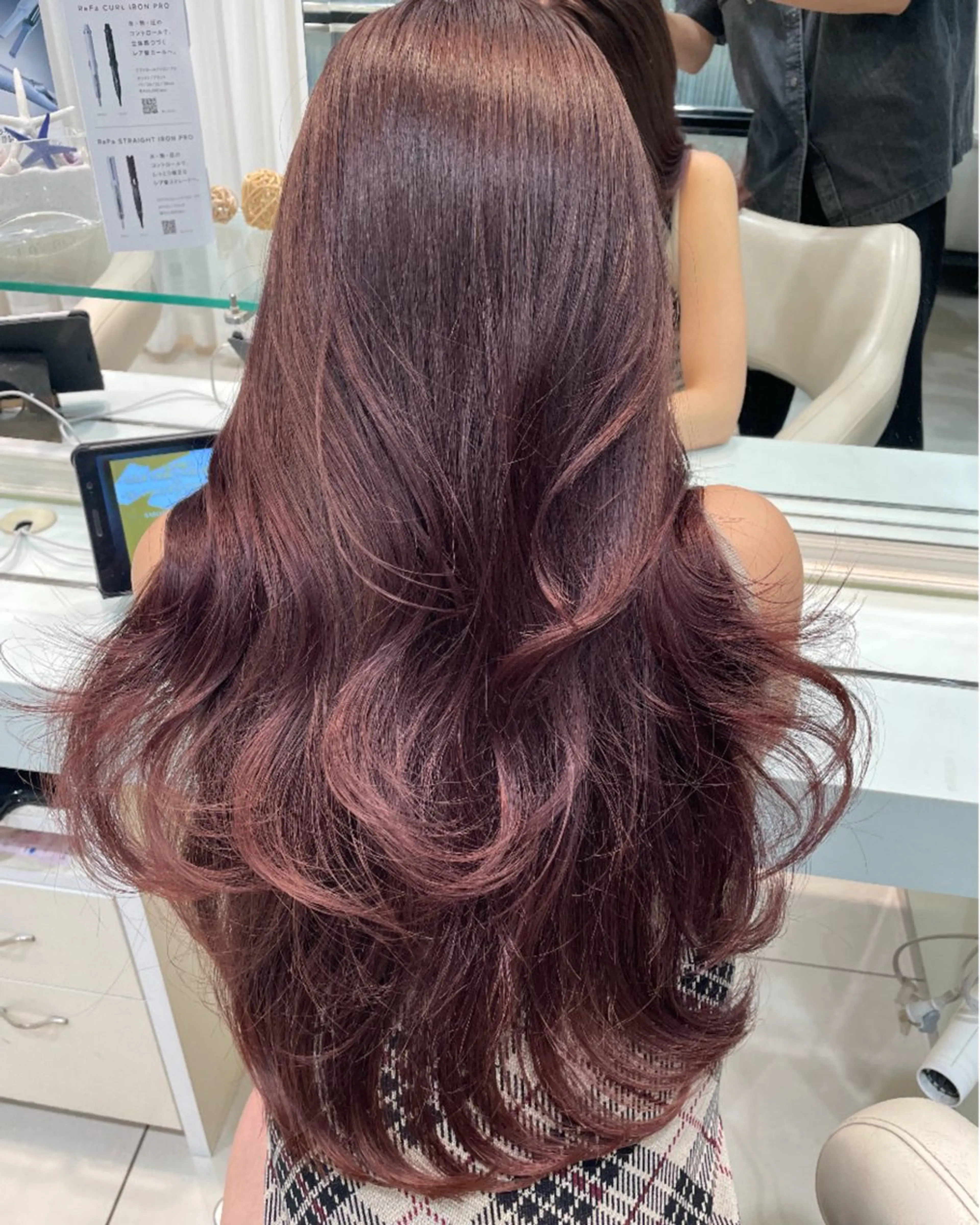 ロング カット ヘアカラー トリートメント 💗ブリーチなし 透け感💗徳井はやとのヘアスタイル