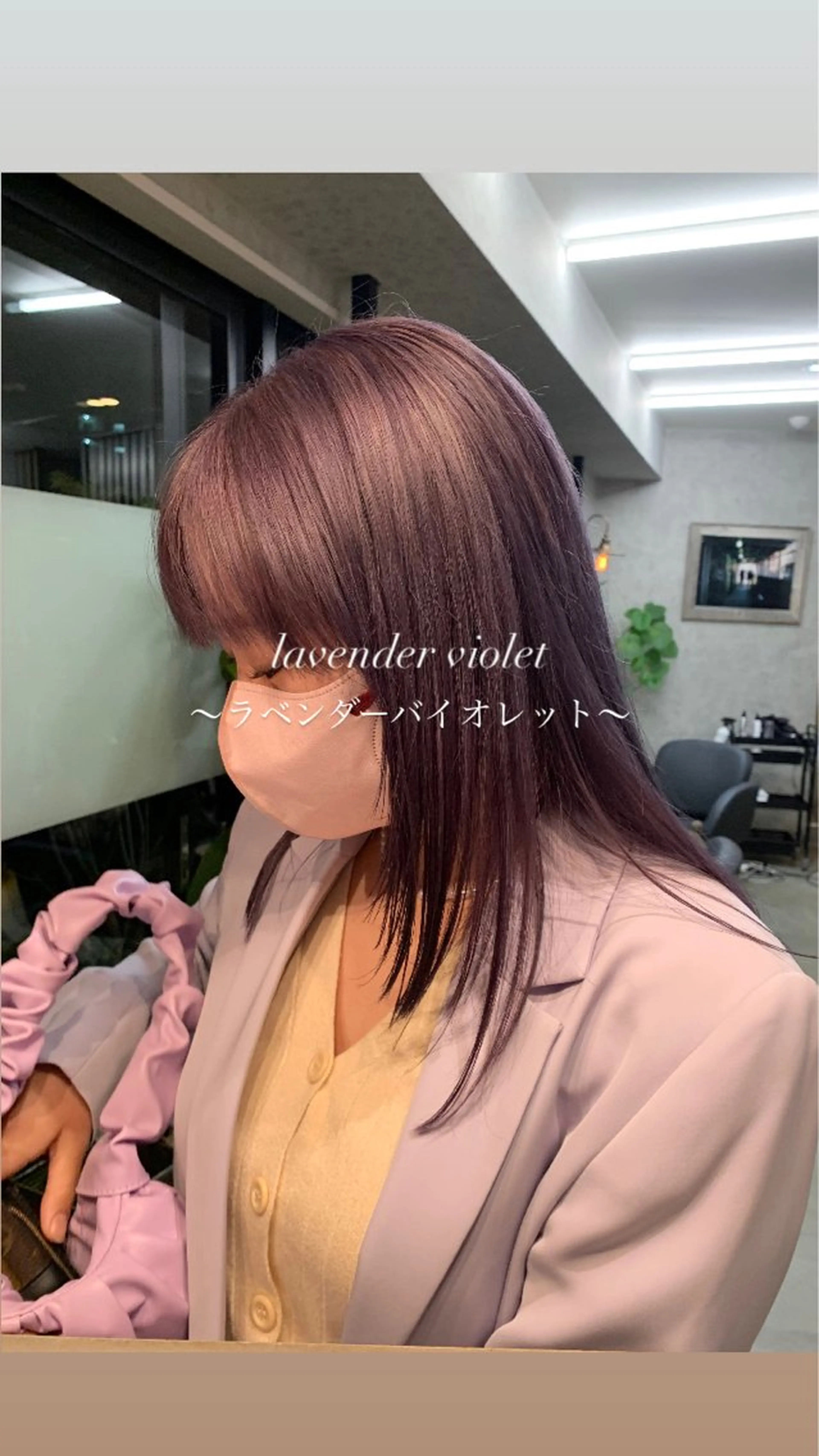セミロング カラー ヘアカラー 町田 佑人のヘアスタイル