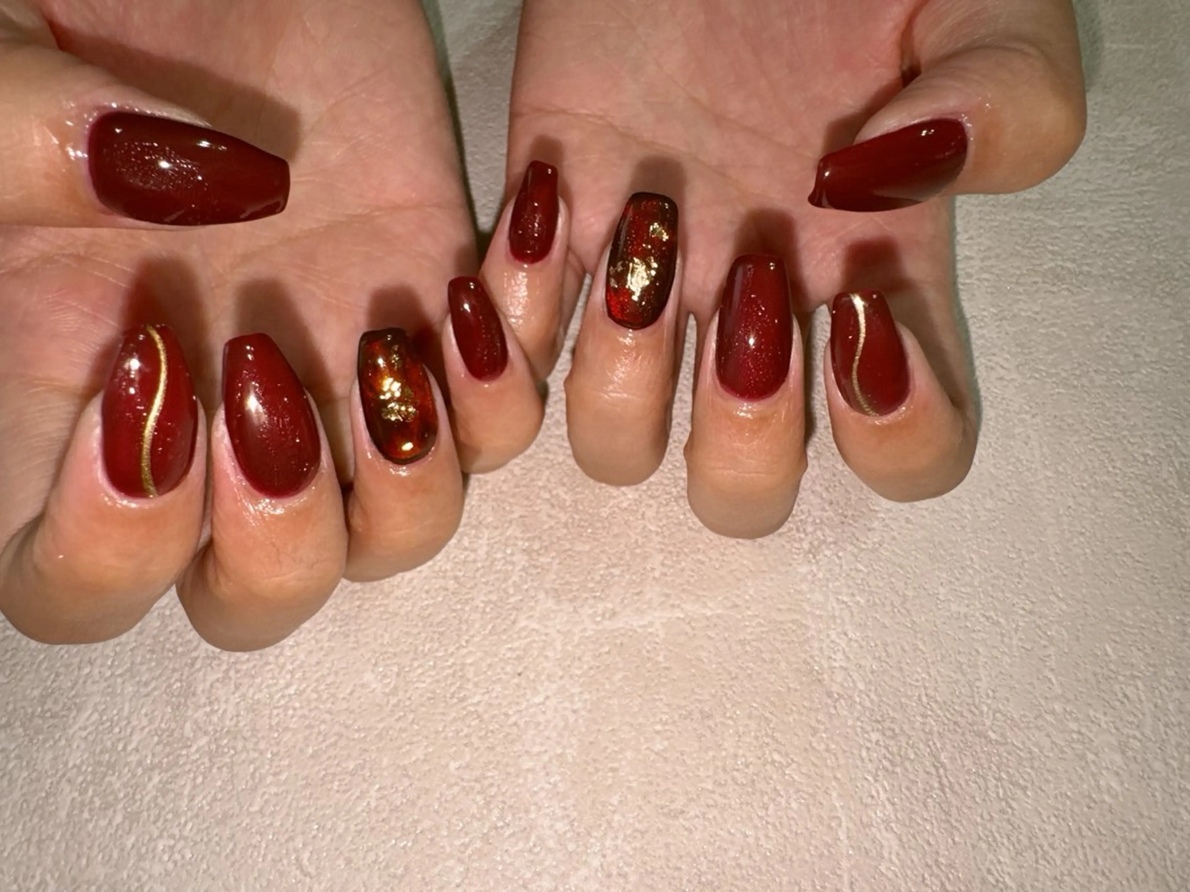 ネイル オーロラネイル フットネイル フレンチネイル ジェルネイル マグネットネイル ハンドネイル kikinail 溝の口のネイルデザイン