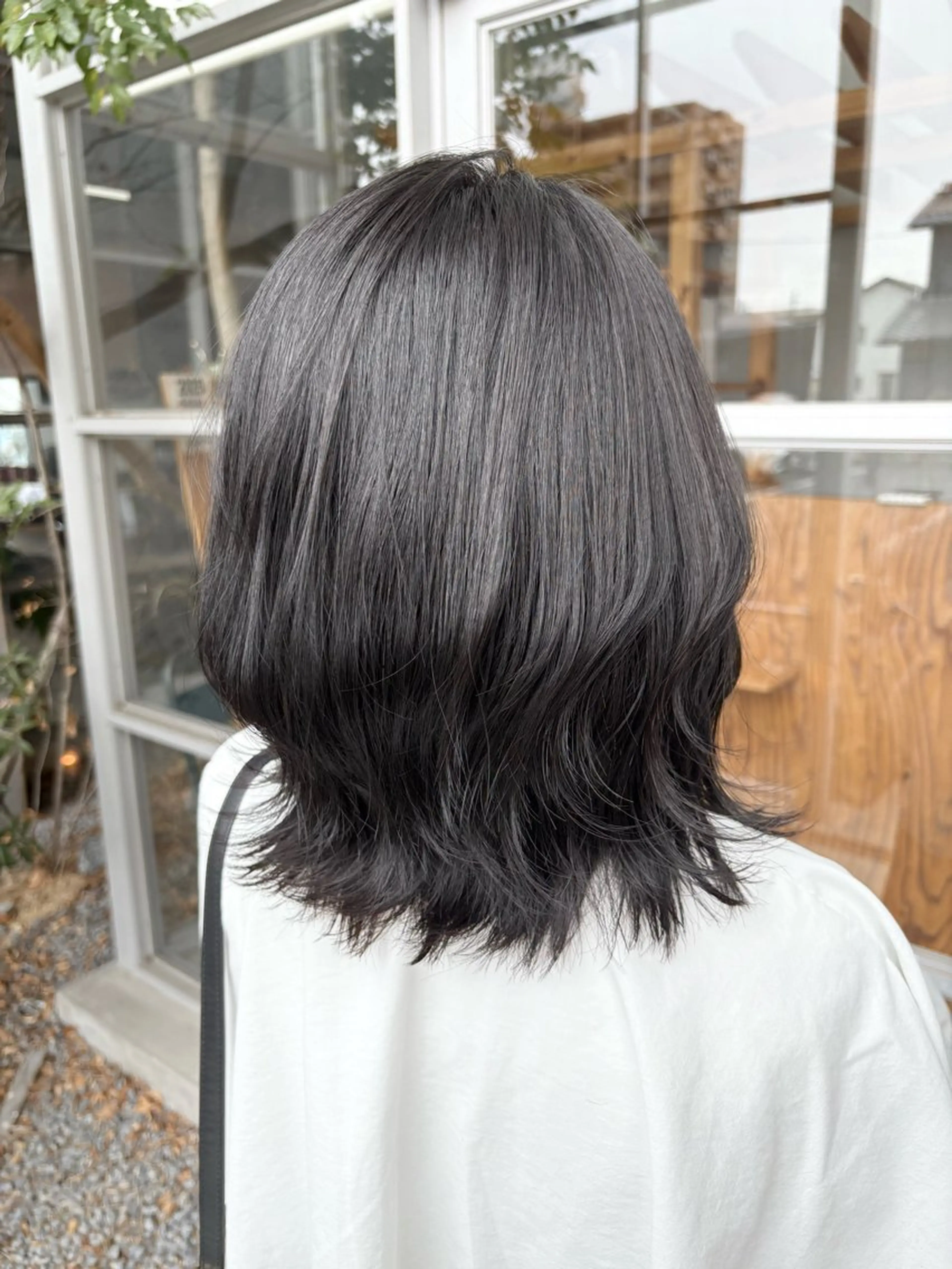 ミディアム カット ヘアカラー トリートメント Nicoru*所属・園田 綾佳のヘアスタイル
