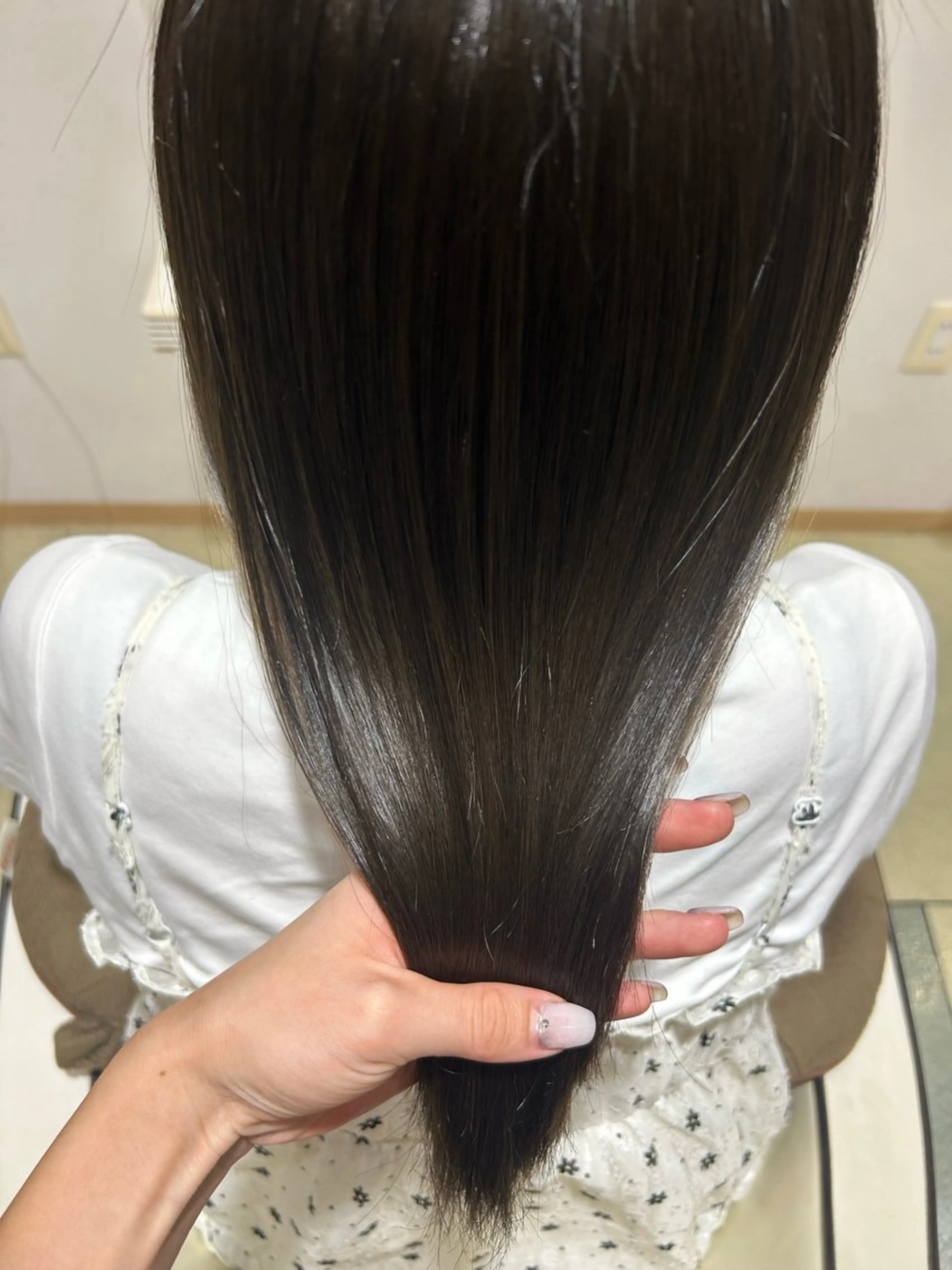 【ケアカラー】+【髪質改善トリートメント】の写真