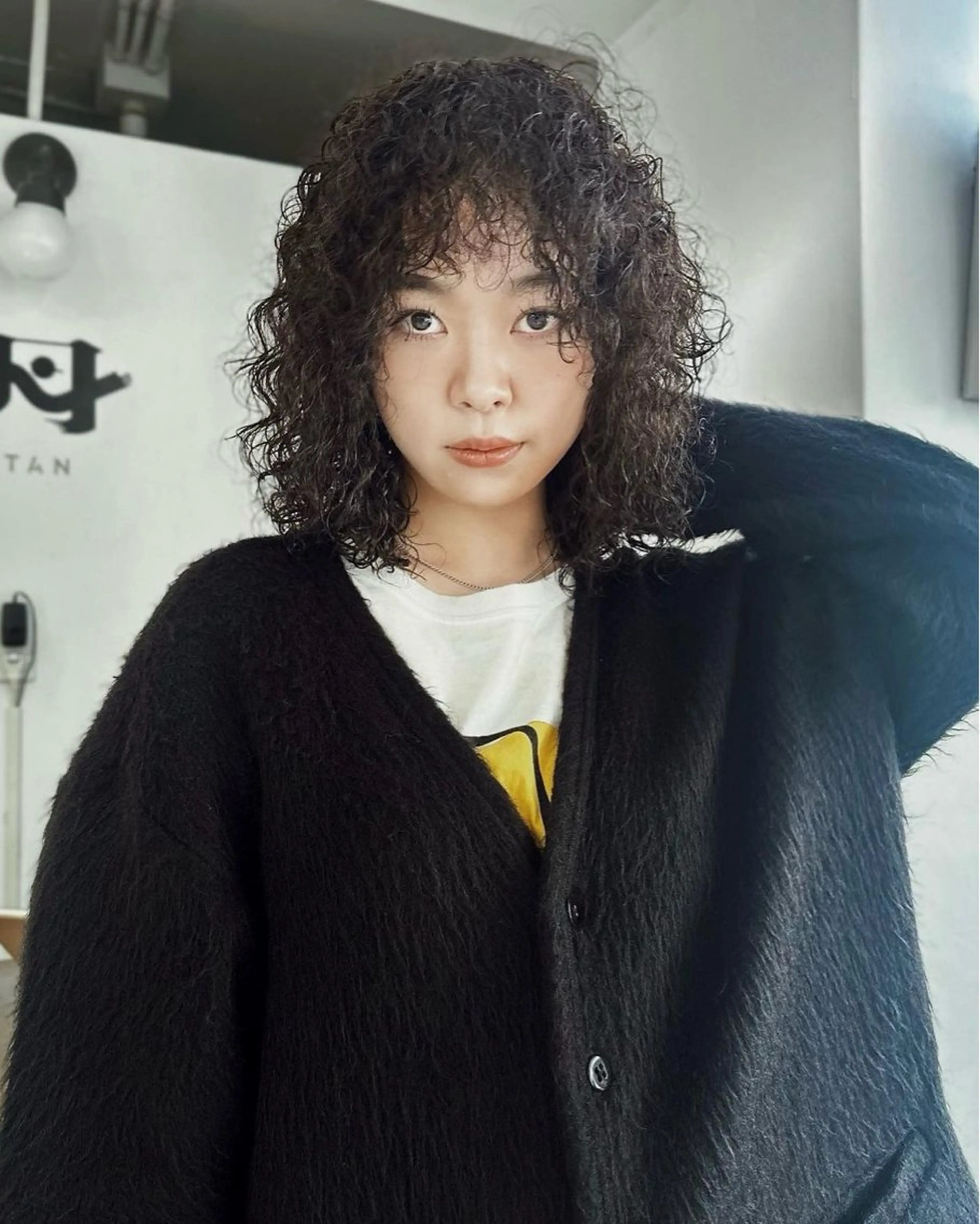 ミディアム パーマ 丹所属・チヒロ/ ショートヘア/パーマのヘアスタイル