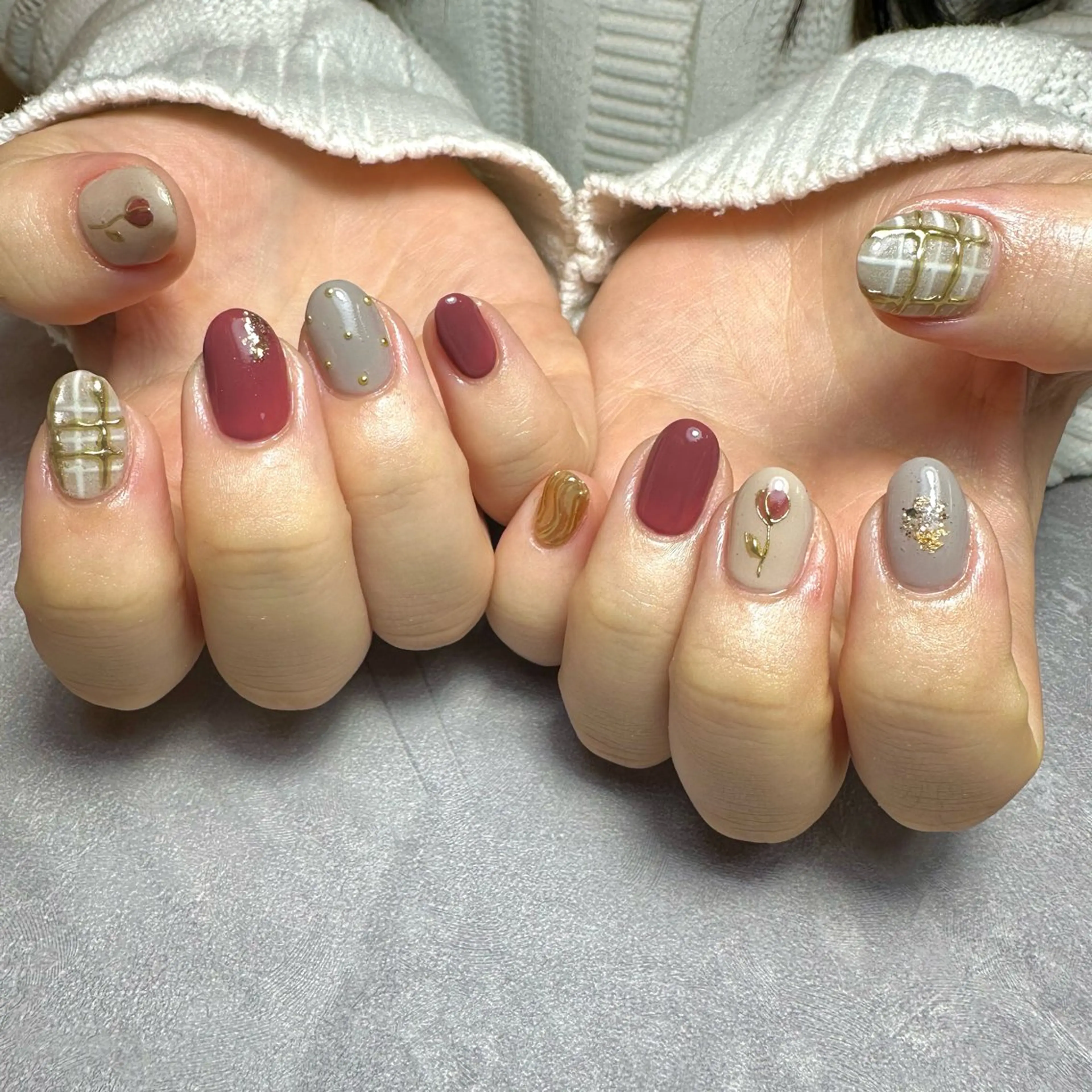 ネイル フラワーネイル ハンドネイル フットネイル GéRanium Harukaのネイルデザイン