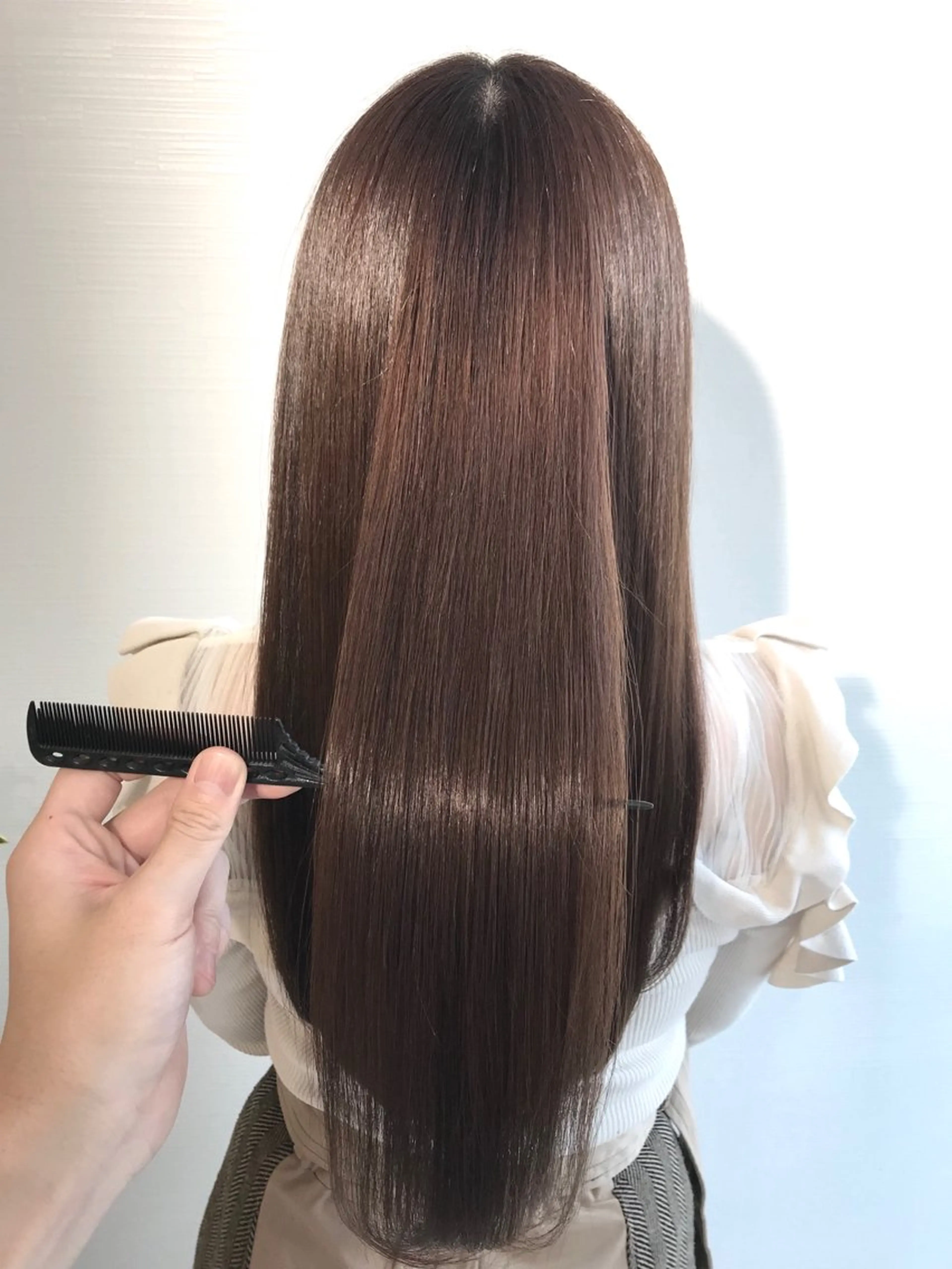 ロング カラー 髪質改善 トリートメント 🌈ハイトーン髪質改 善🌈polon🌟のヘアスタイル