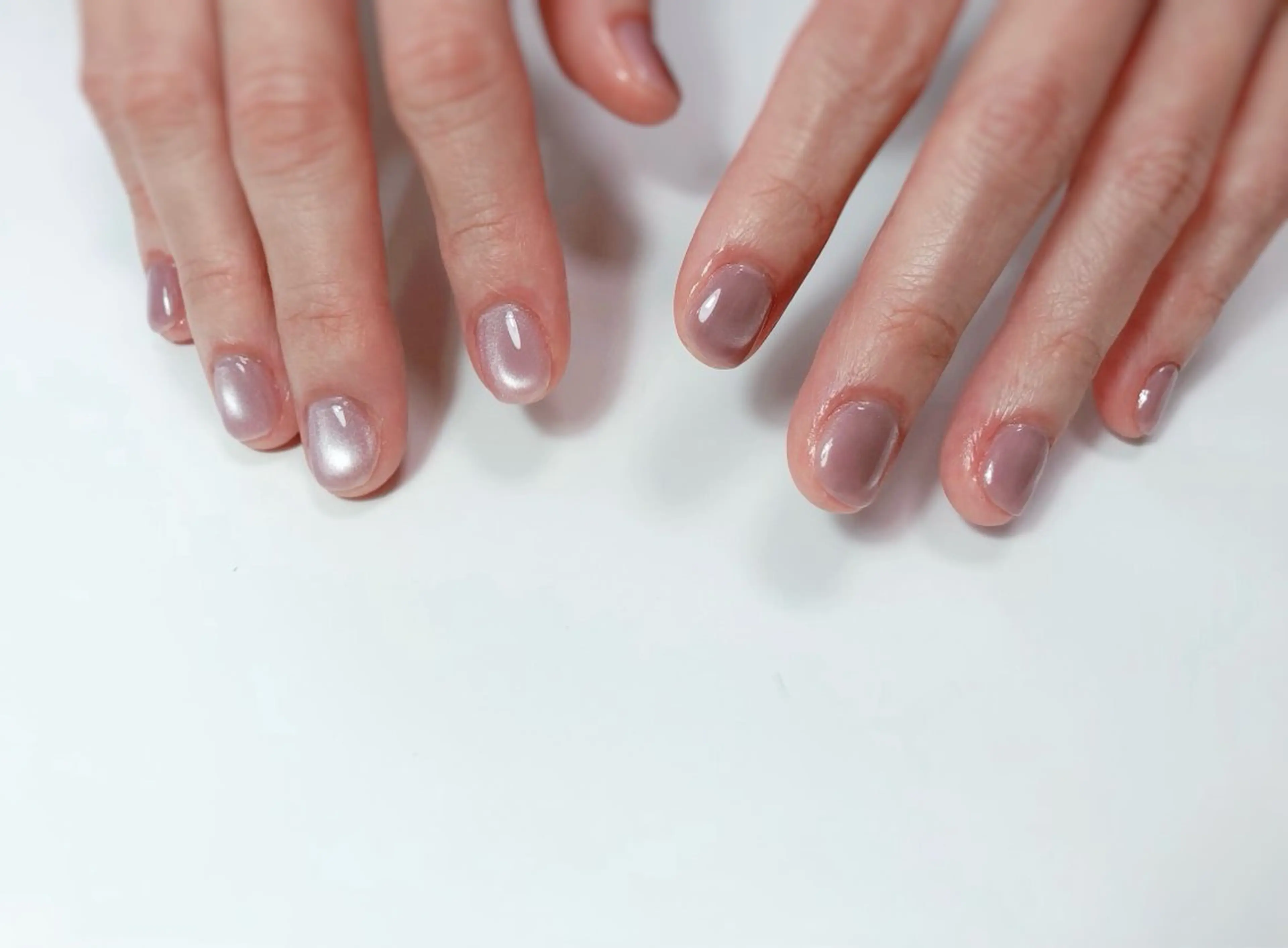 ネイル マグネットネイル ワンカラーネイル atelier in bloomのネイルデザイン