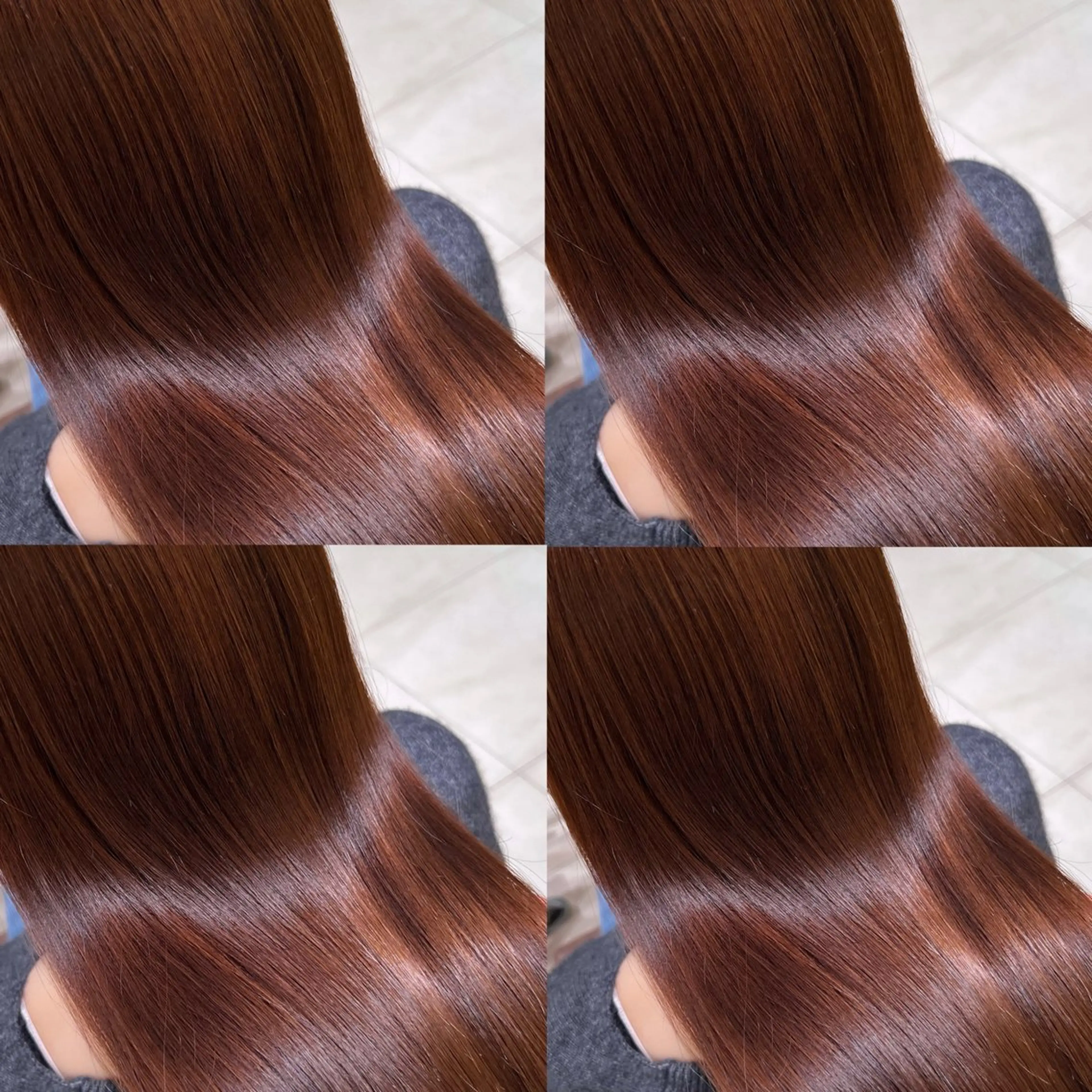 カラー 艶カラー🩵中久保 舞優🩵のヘアスタイル