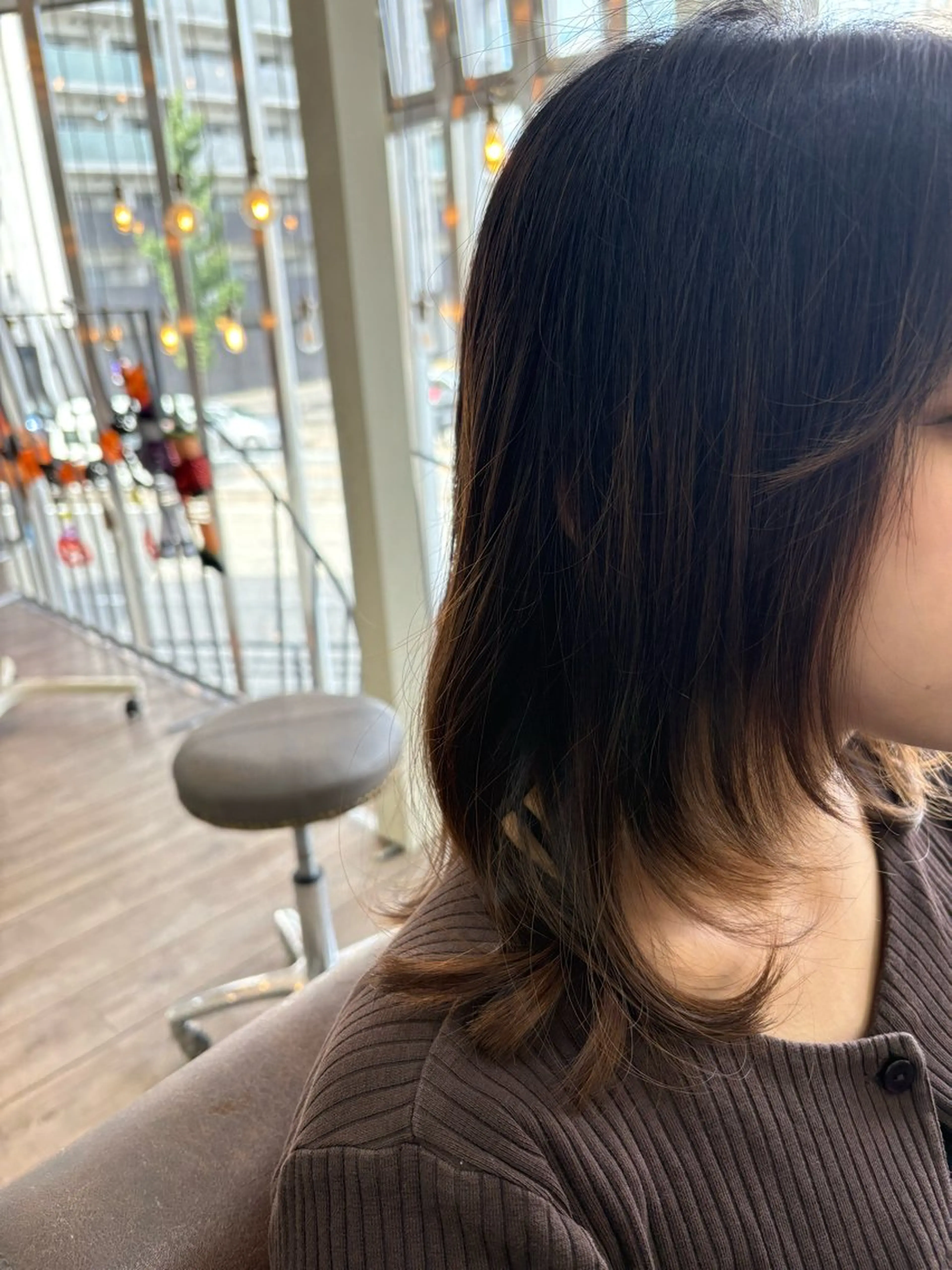 レイヤーカットの写真