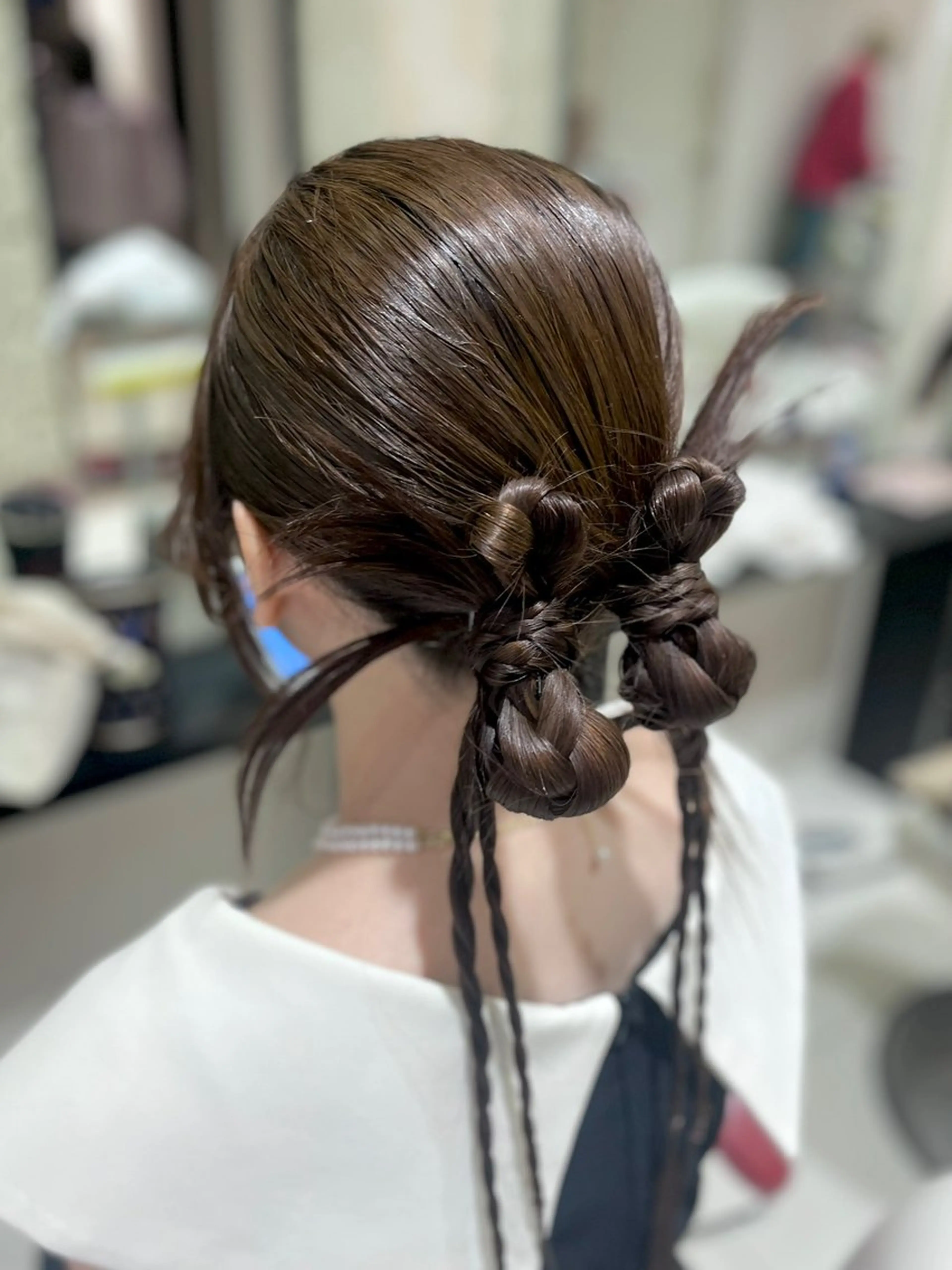 ヘアアレンジ 結婚式・ブライダル ヘアセット ヘアセット/メンズ 今田  水風🐰のヘアスタイル