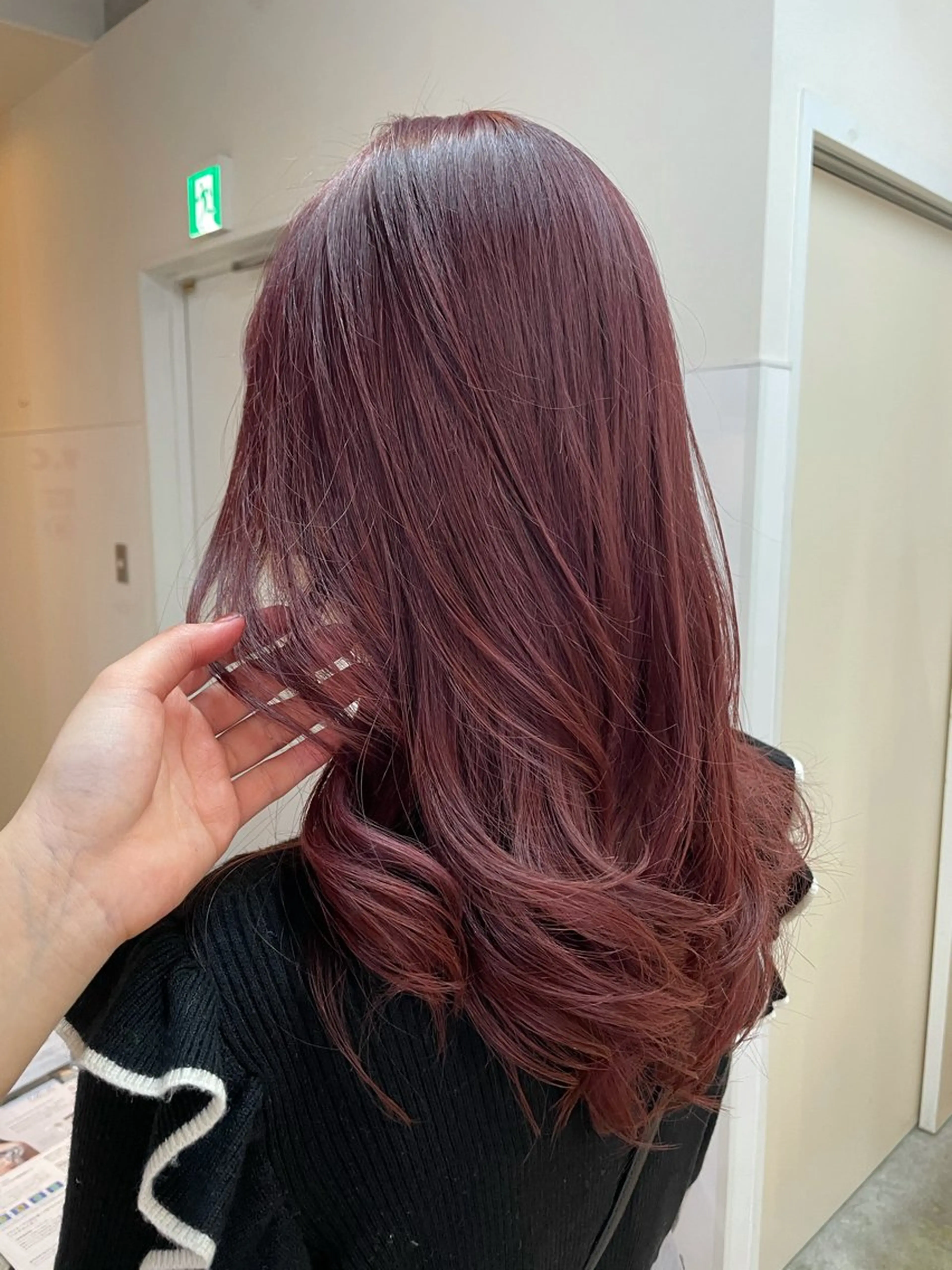 セミロング カラー ブリーチ ケアブリーチ ヘアカラー ナチュラル透明感🌱 小山美樹子のヘアスタイル