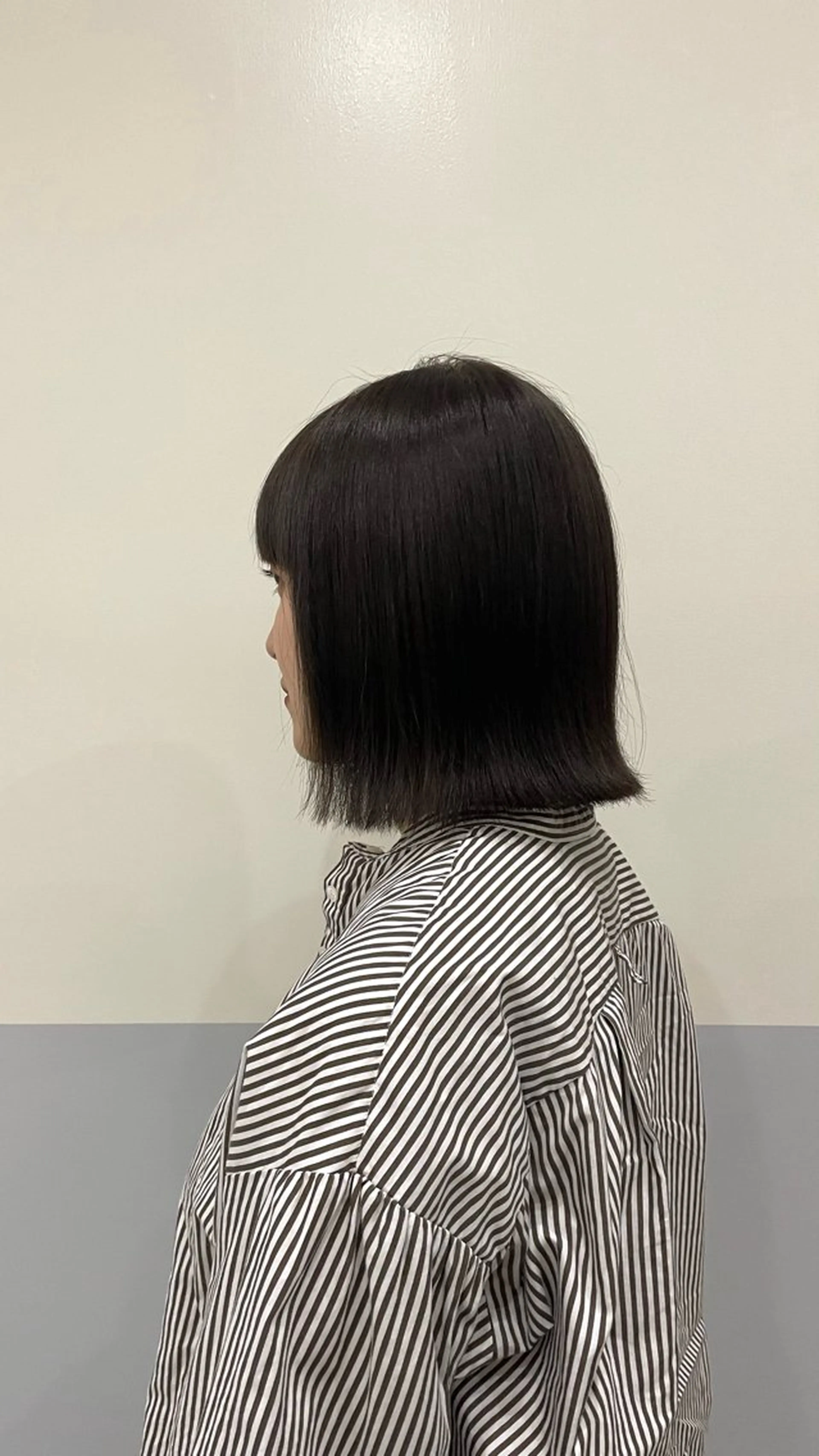 カラー basho ノエ.／カットモデルのヘアスタイル