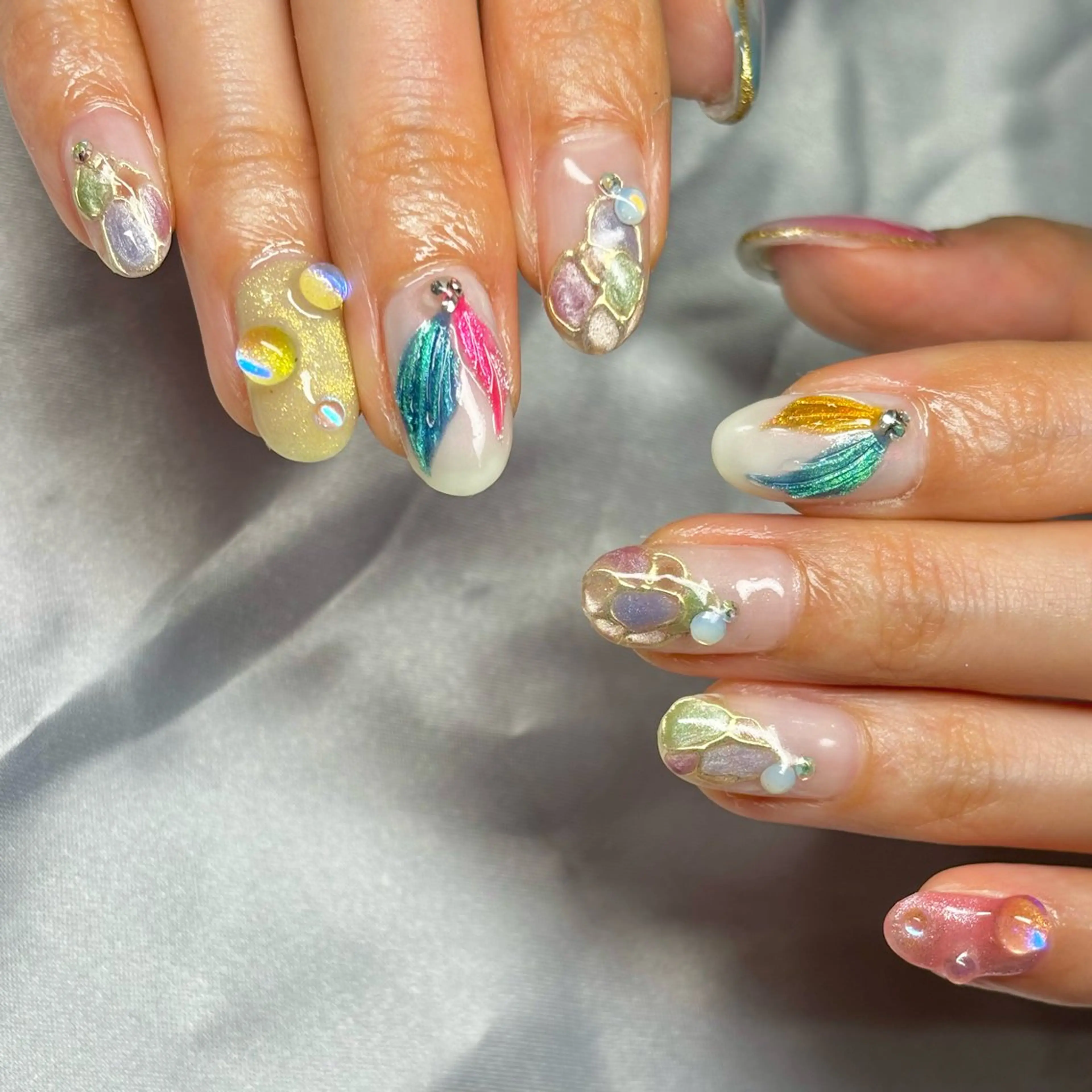 メンズ ネイル ハンドネイル ハンドケア nail&eye Aoのマツエク・マツパデザイン