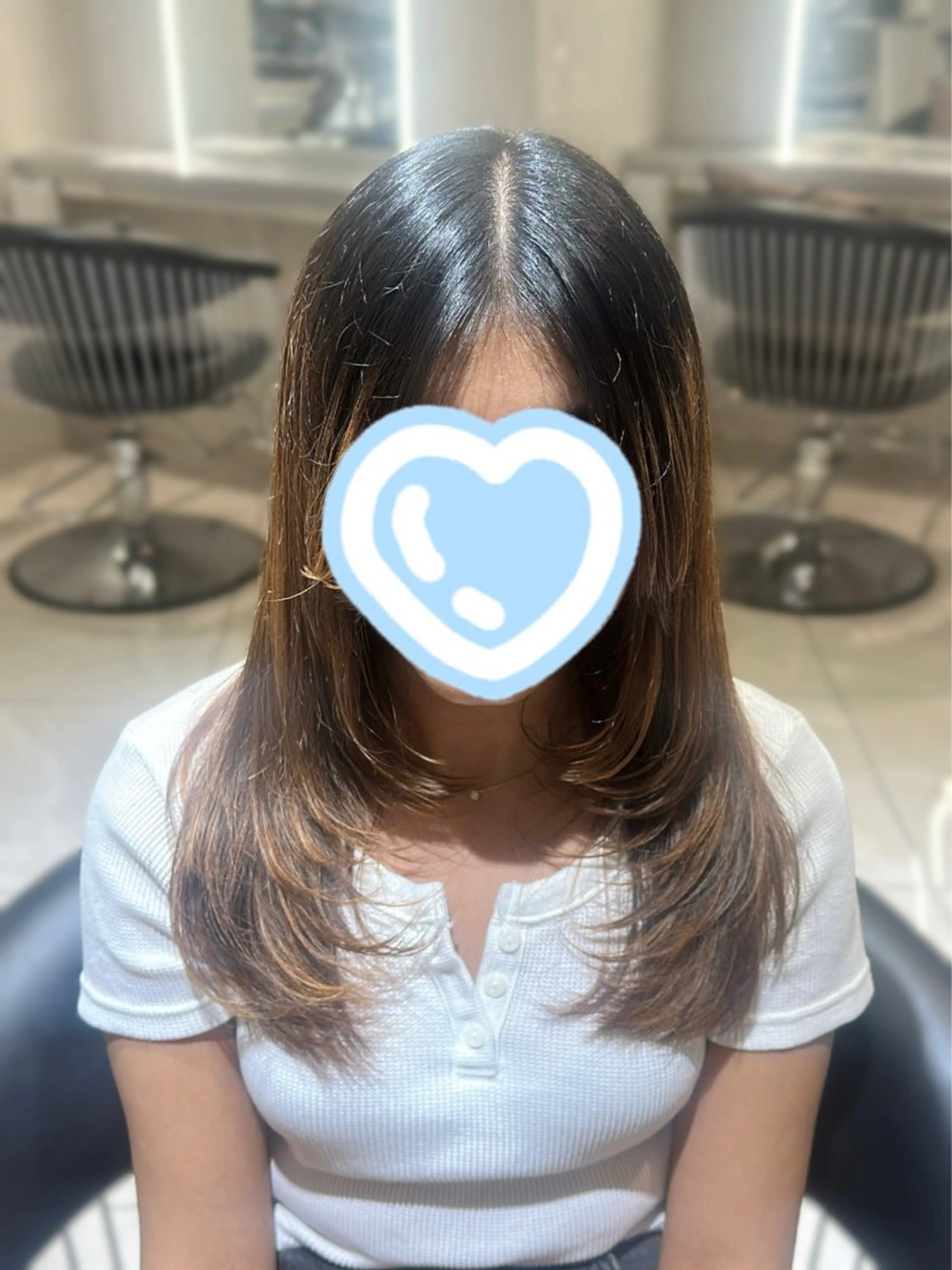 ロング ハイトーン⚡️池袋 /reina✧︎*。のヘアスタイル
