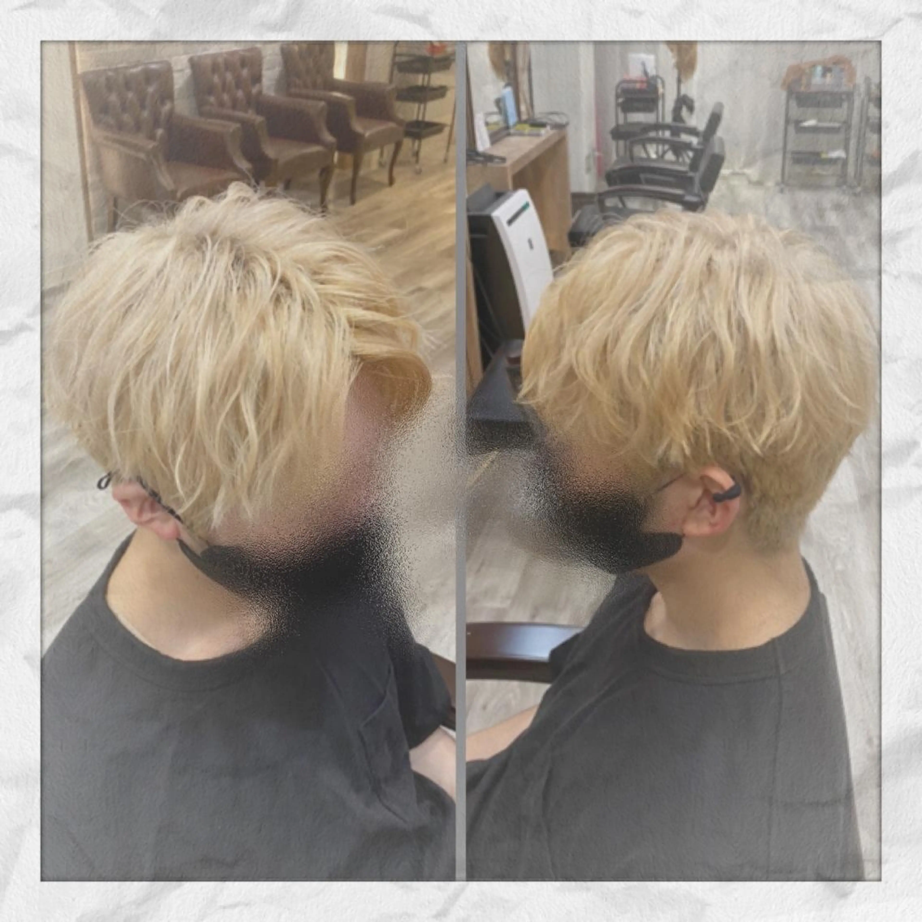 ショート ヘアアレンジ メンズ メンズ韓国風 韓国風ヘア ヘアセット ヘアセット/着付け 𓇼 松本 夏美𓇼のその他イメージ