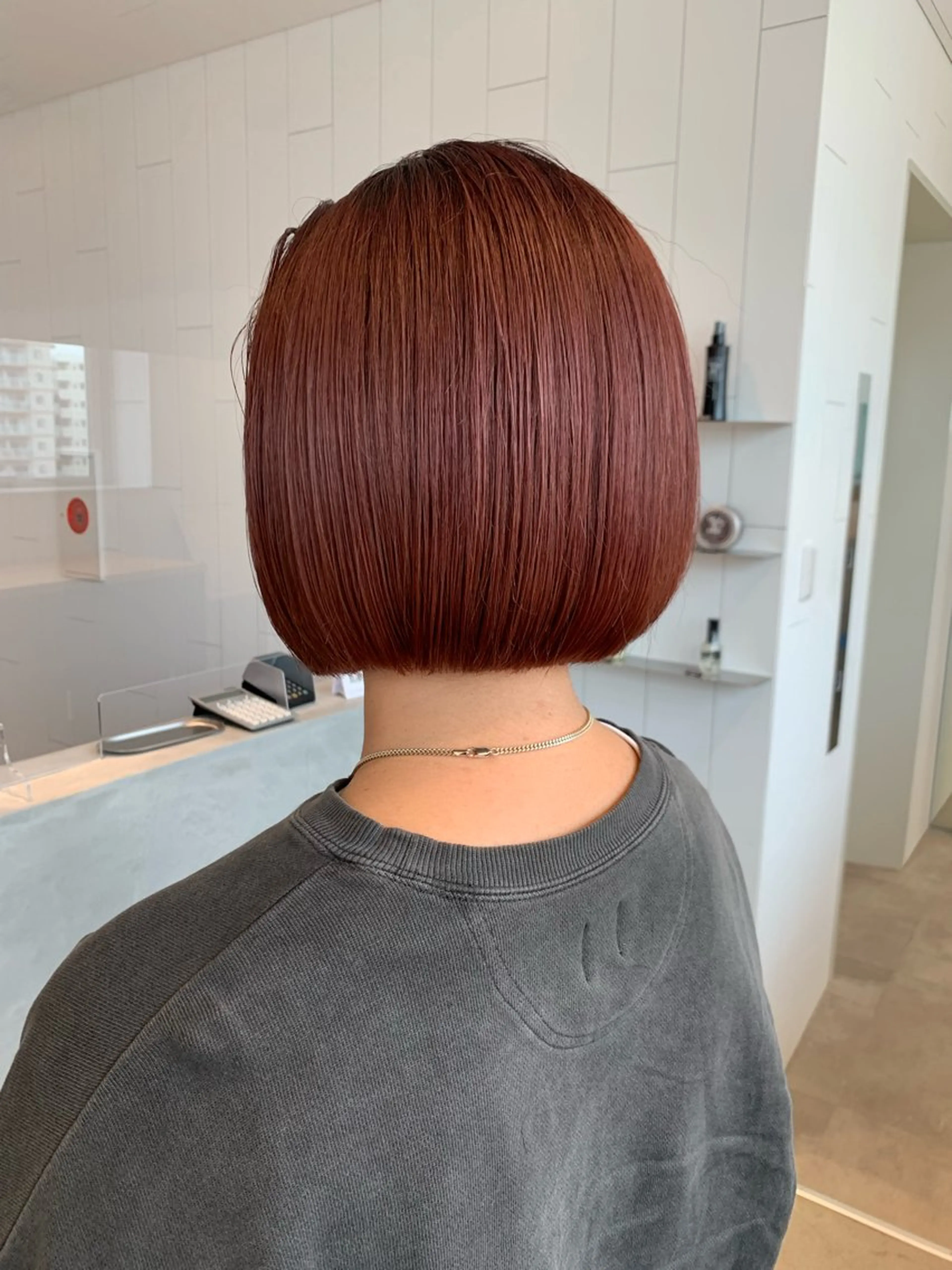 ショート ボブ カット ヘアカラー 海外ヘアー 山村拓士のヘアスタイル