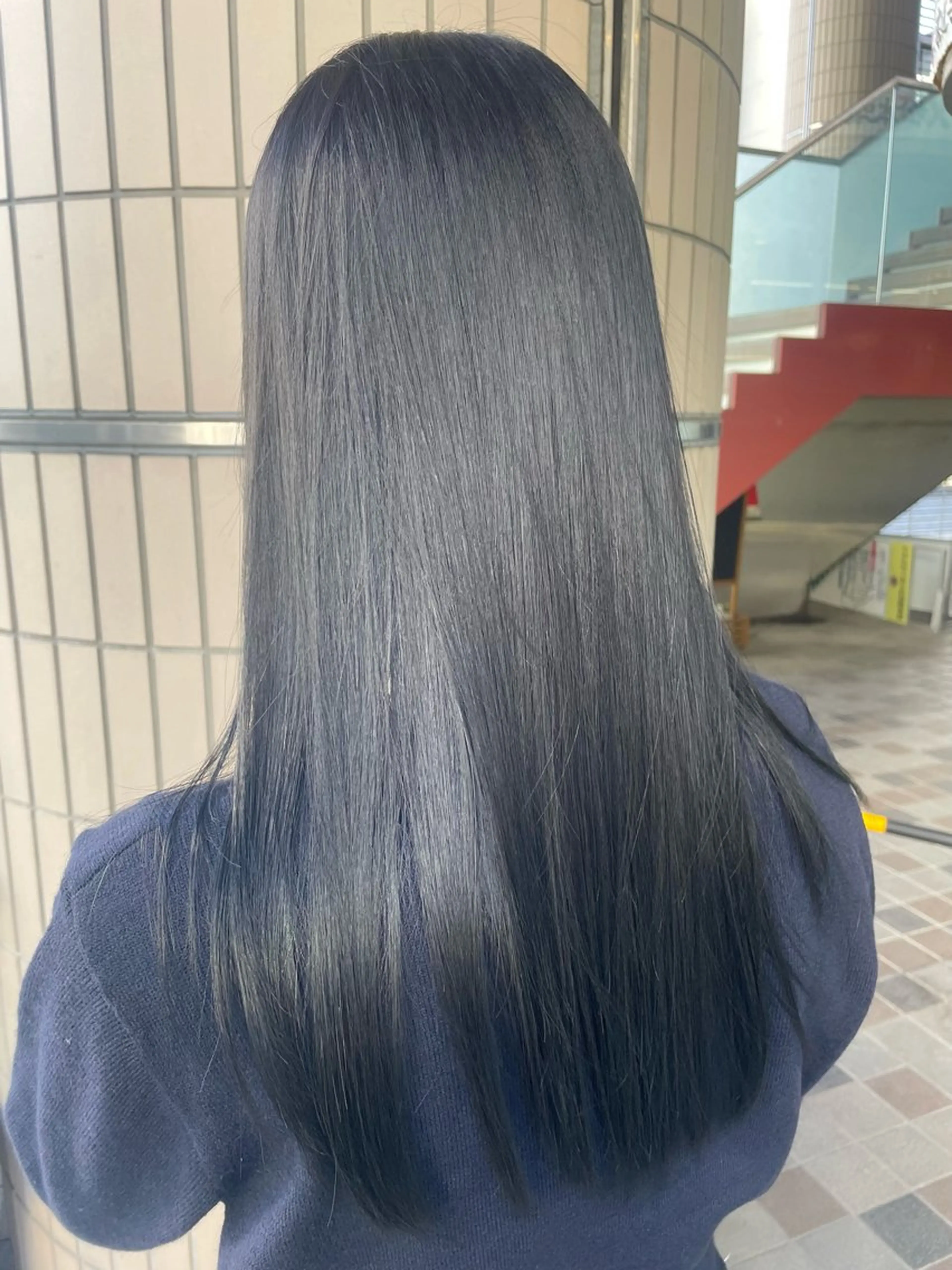 ロング ヘアカラー トリートメント lift by mag所属・ユナ ナチュラル／透明感のヘアスタイル