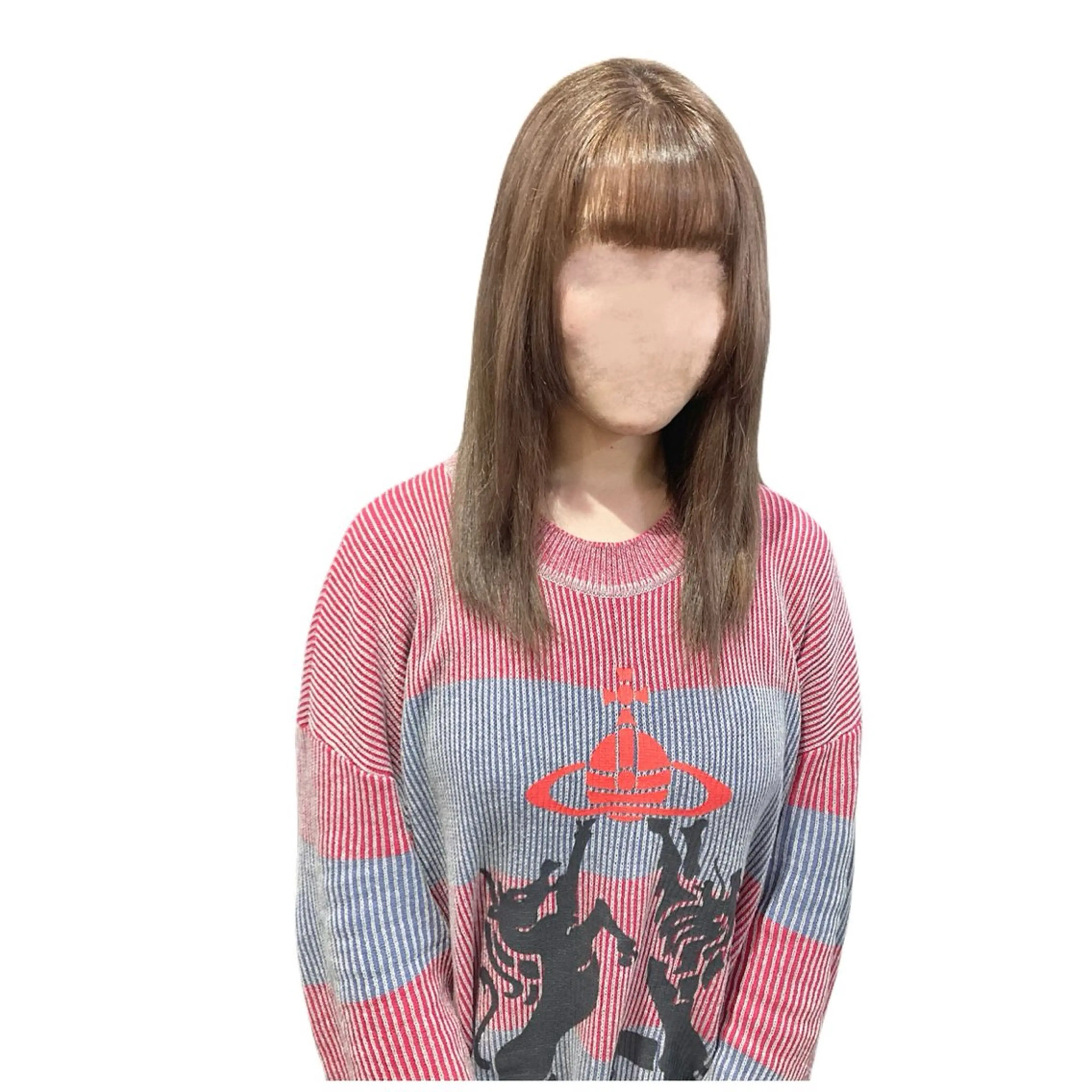 セミロング カラー ピンクカラー ヘアカラー トリートメント さくらこ 、のヘアスタイル