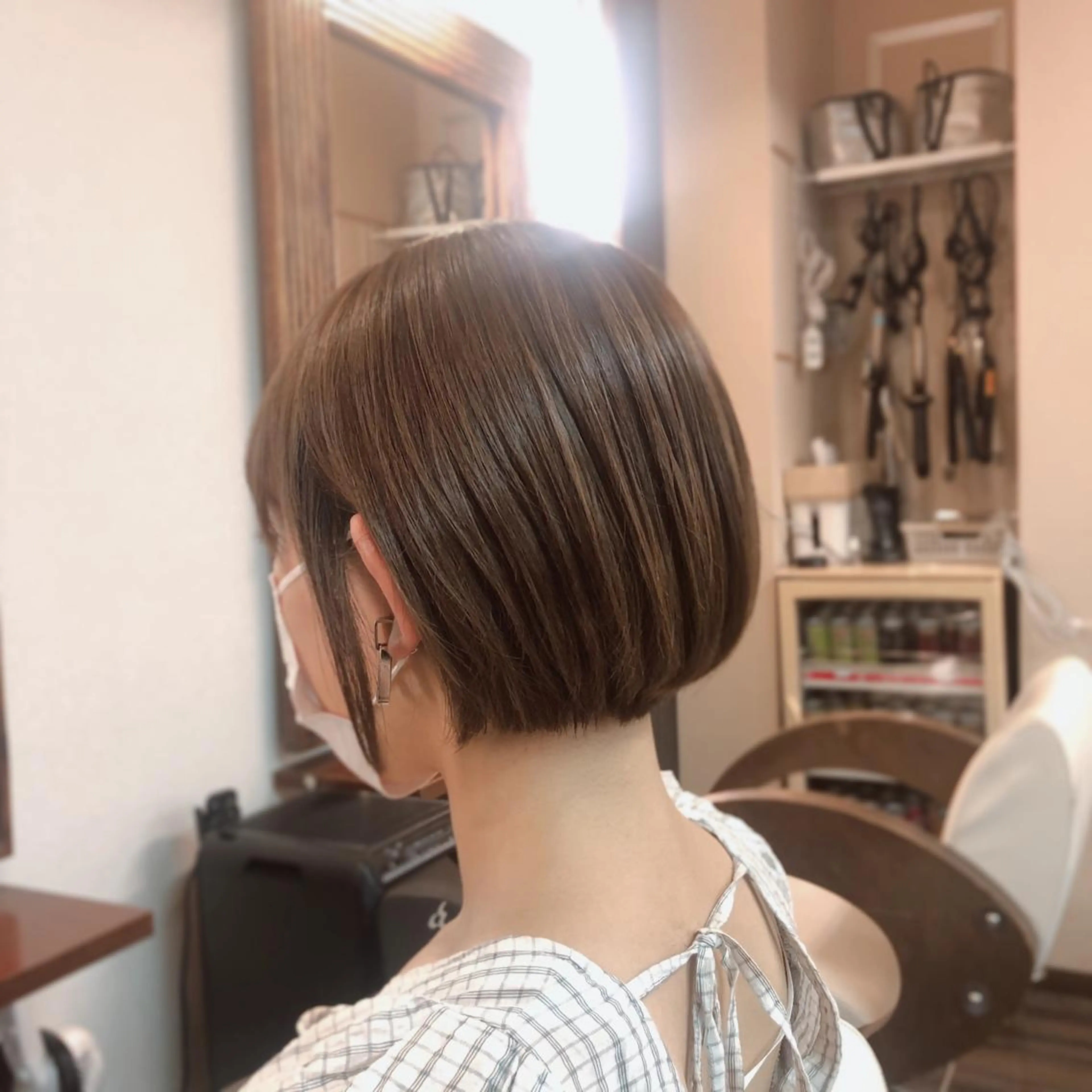 ショート 山崎 絵莉香のヘアスタイル