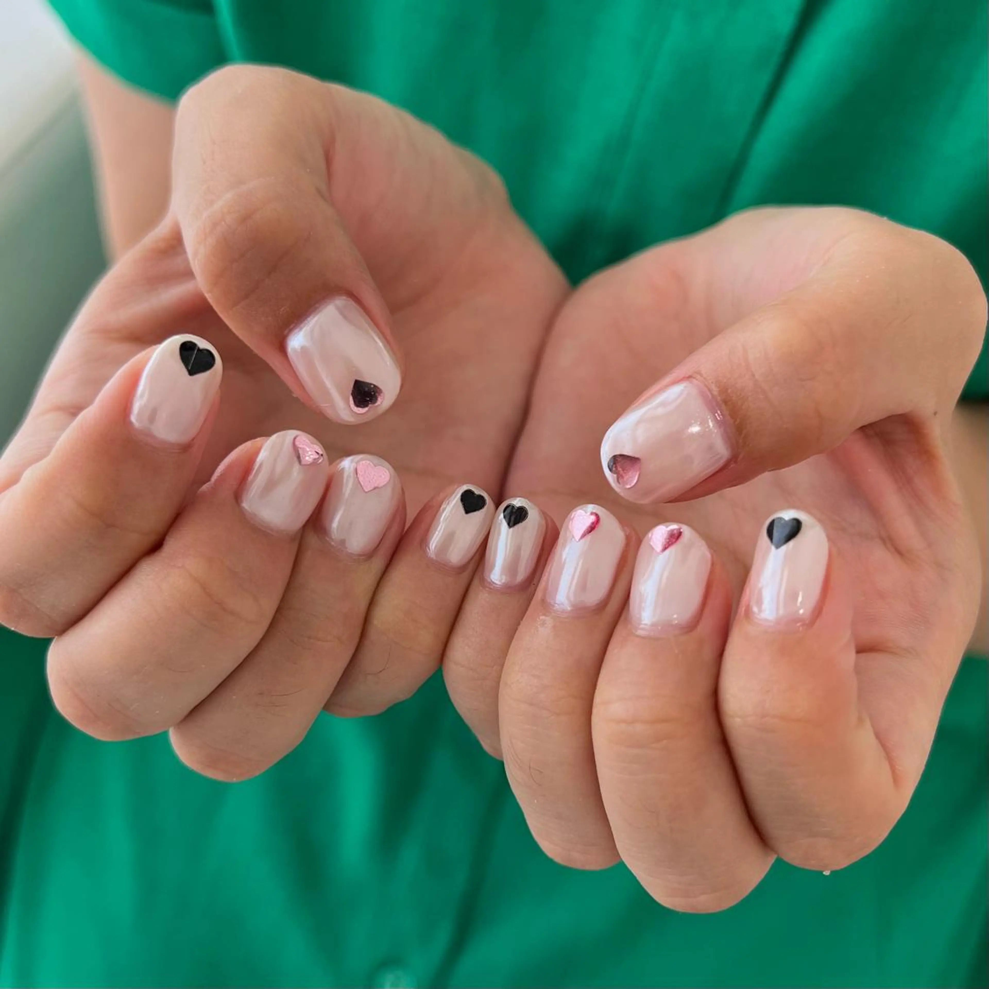 ミディアム ネイル ハンドネイル REVIA_nail maiのネイルデザイン