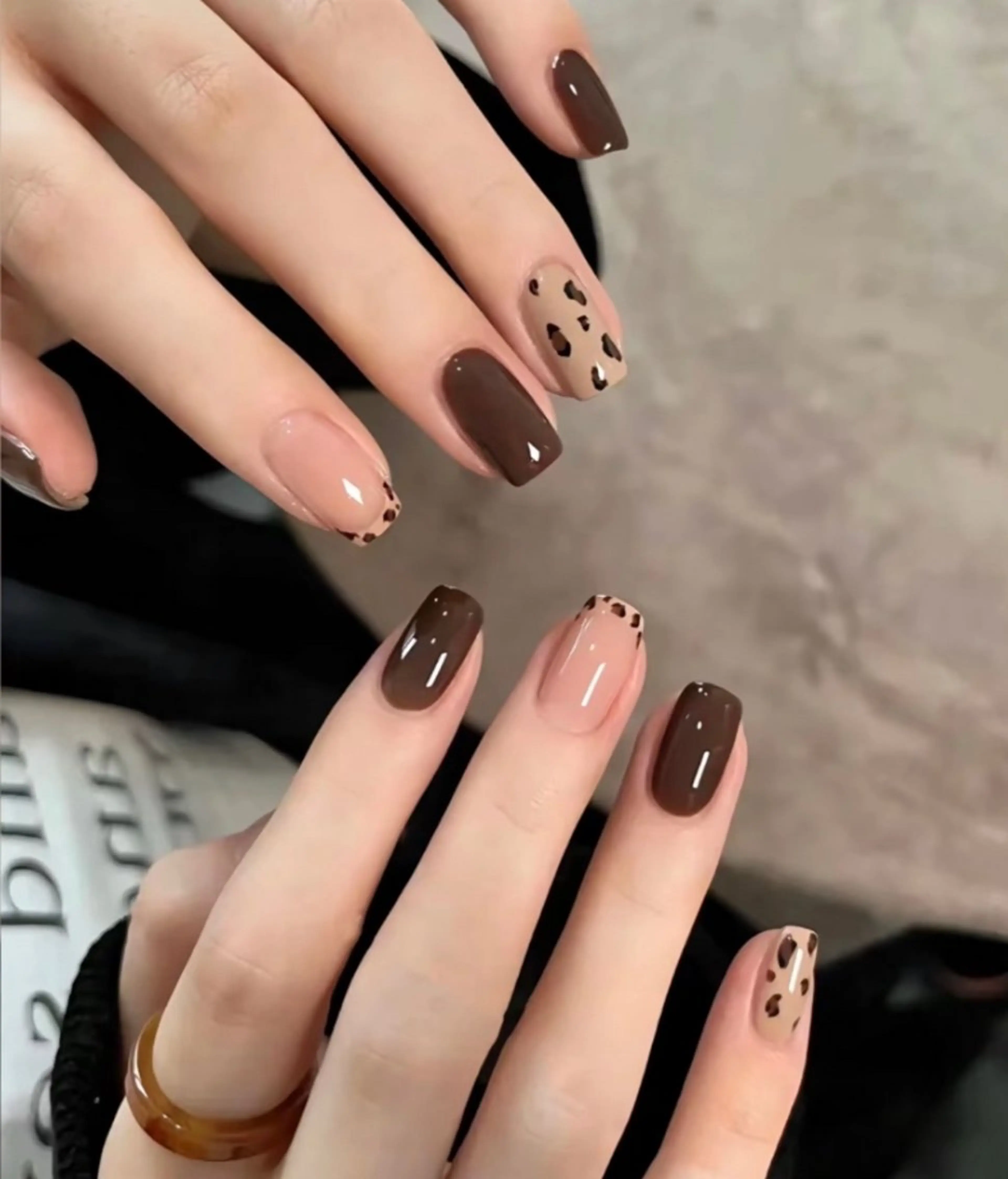 カラー ハンドネイル Anna Nail 秋(アキ)のネイルデザイン