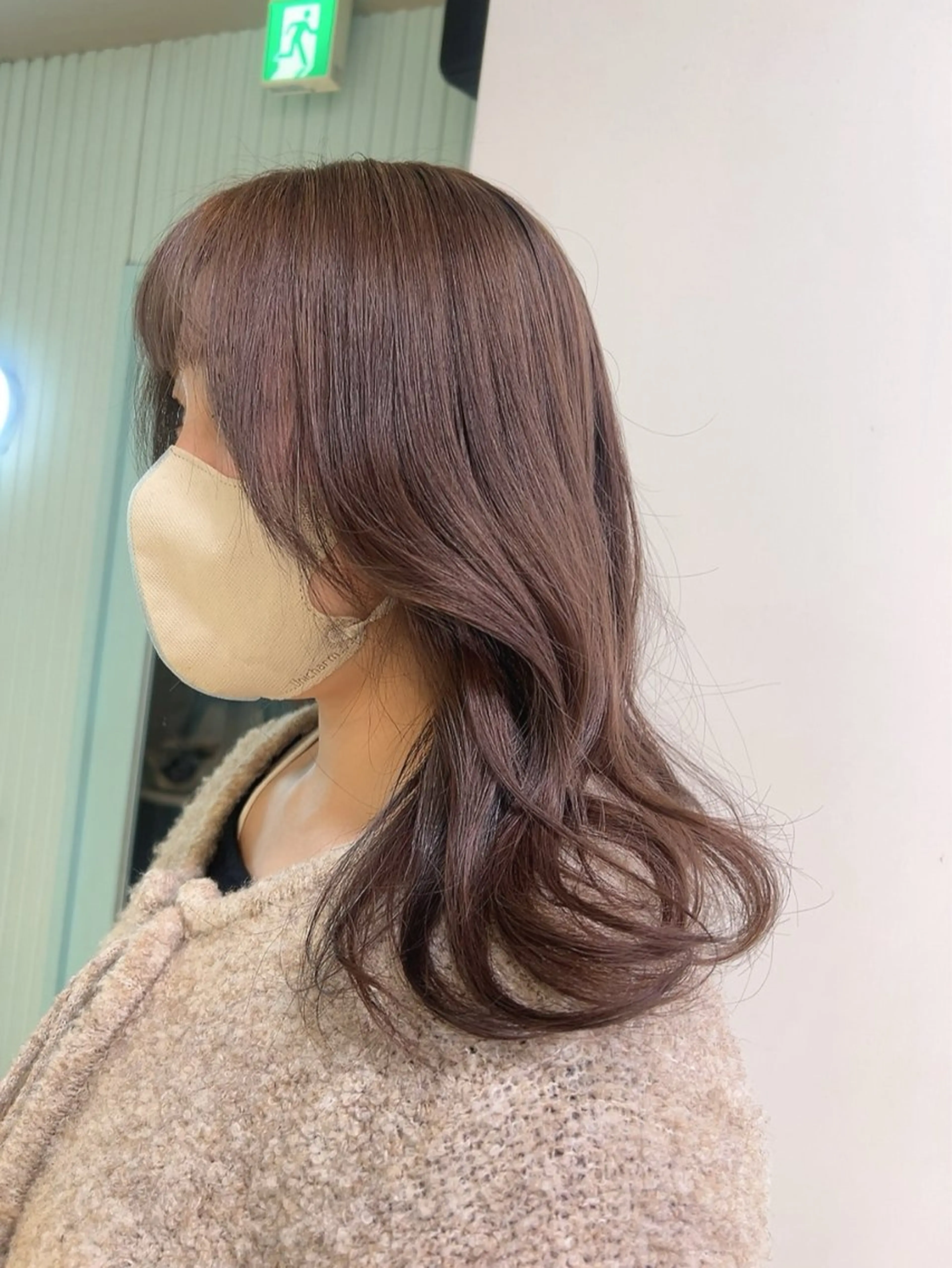 セミロング カラー カット ヘアカラー トリートメント 🥞ベージュ系カラー 【すずきりほ】🥞のヘアスタイル