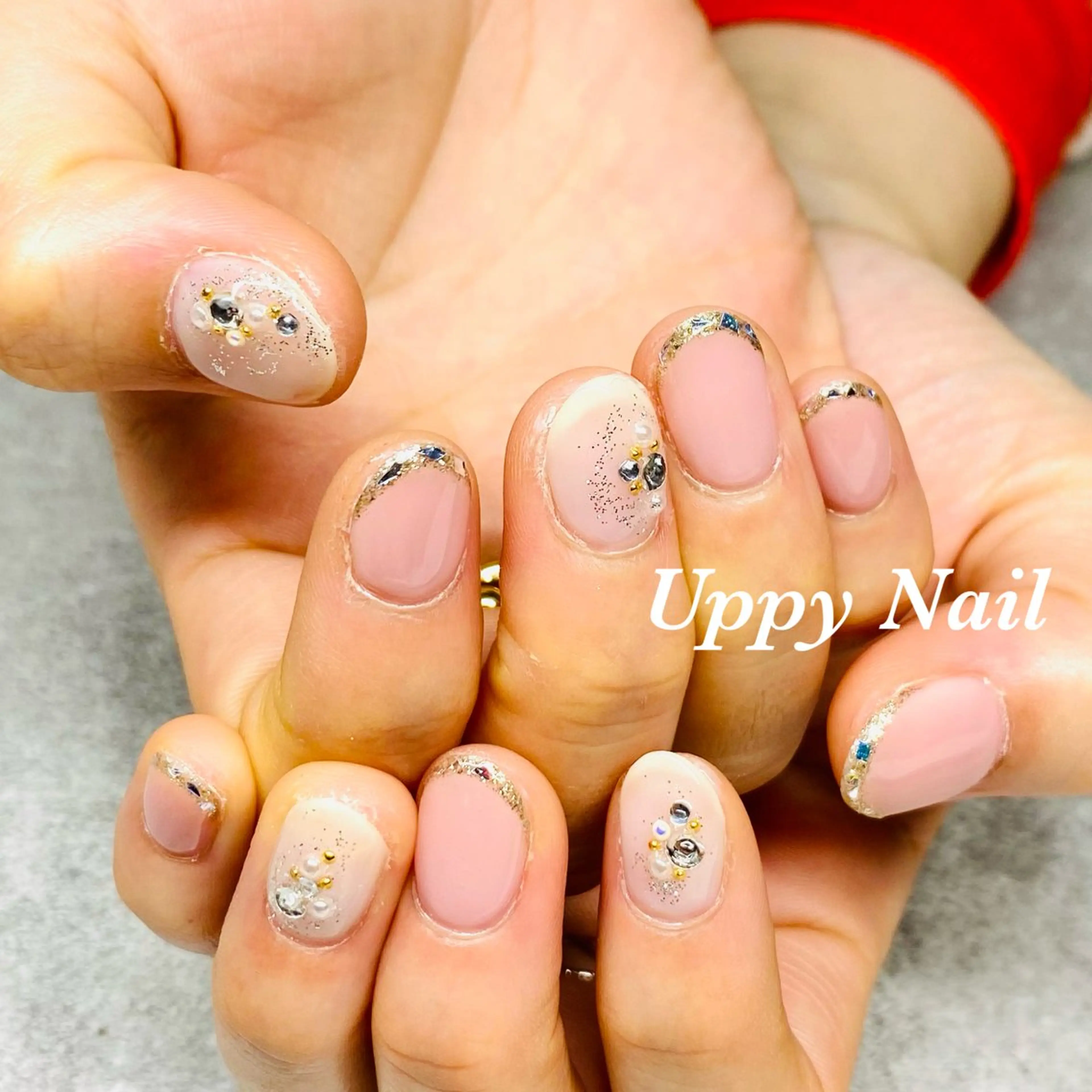 ネイル ブライダルネイル ハンドネイル Uppy Nail ukyoのネイルデザイン