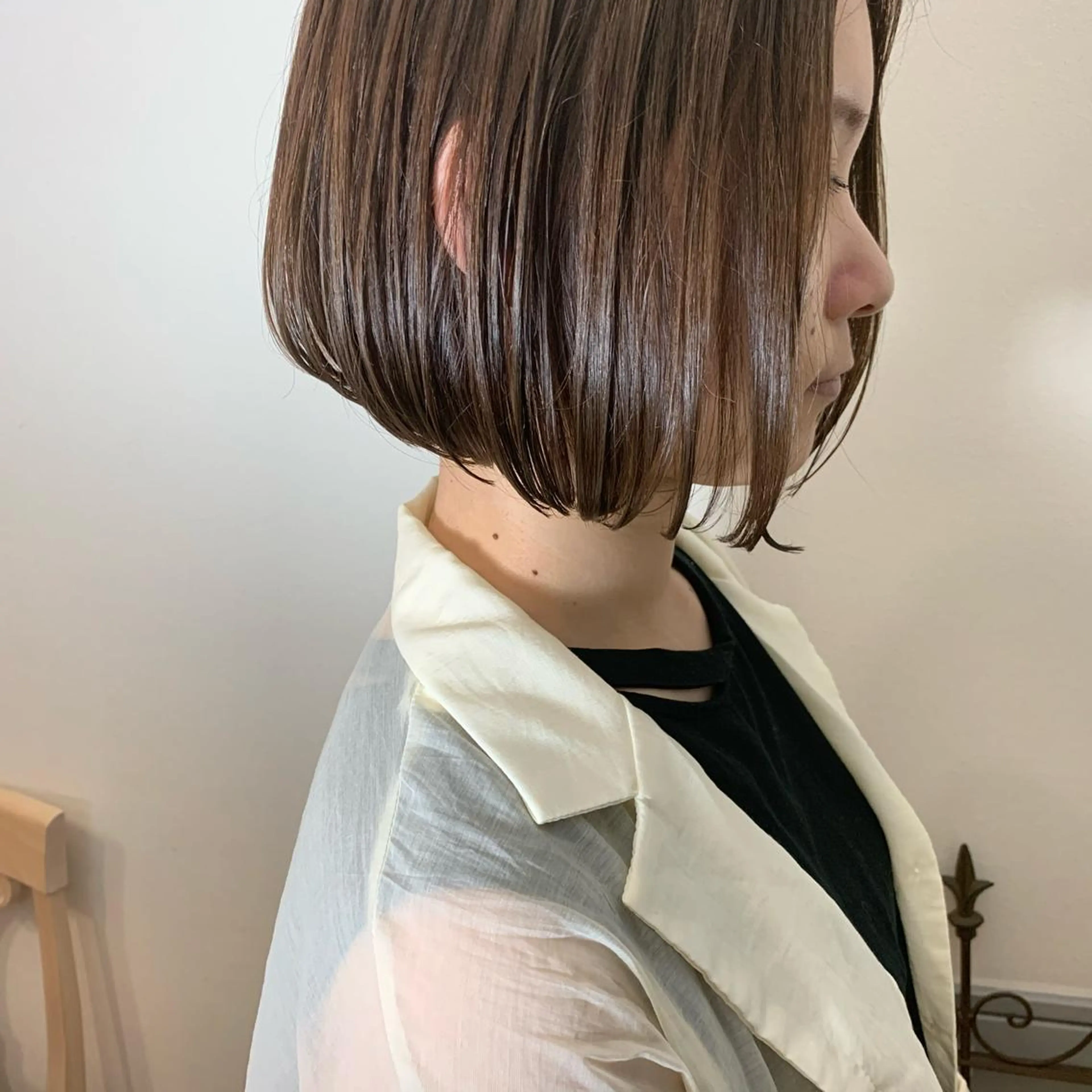 ショート カラー ボブ ボブウルフ／ボブ Satsuki【名駅のヘアスタイル