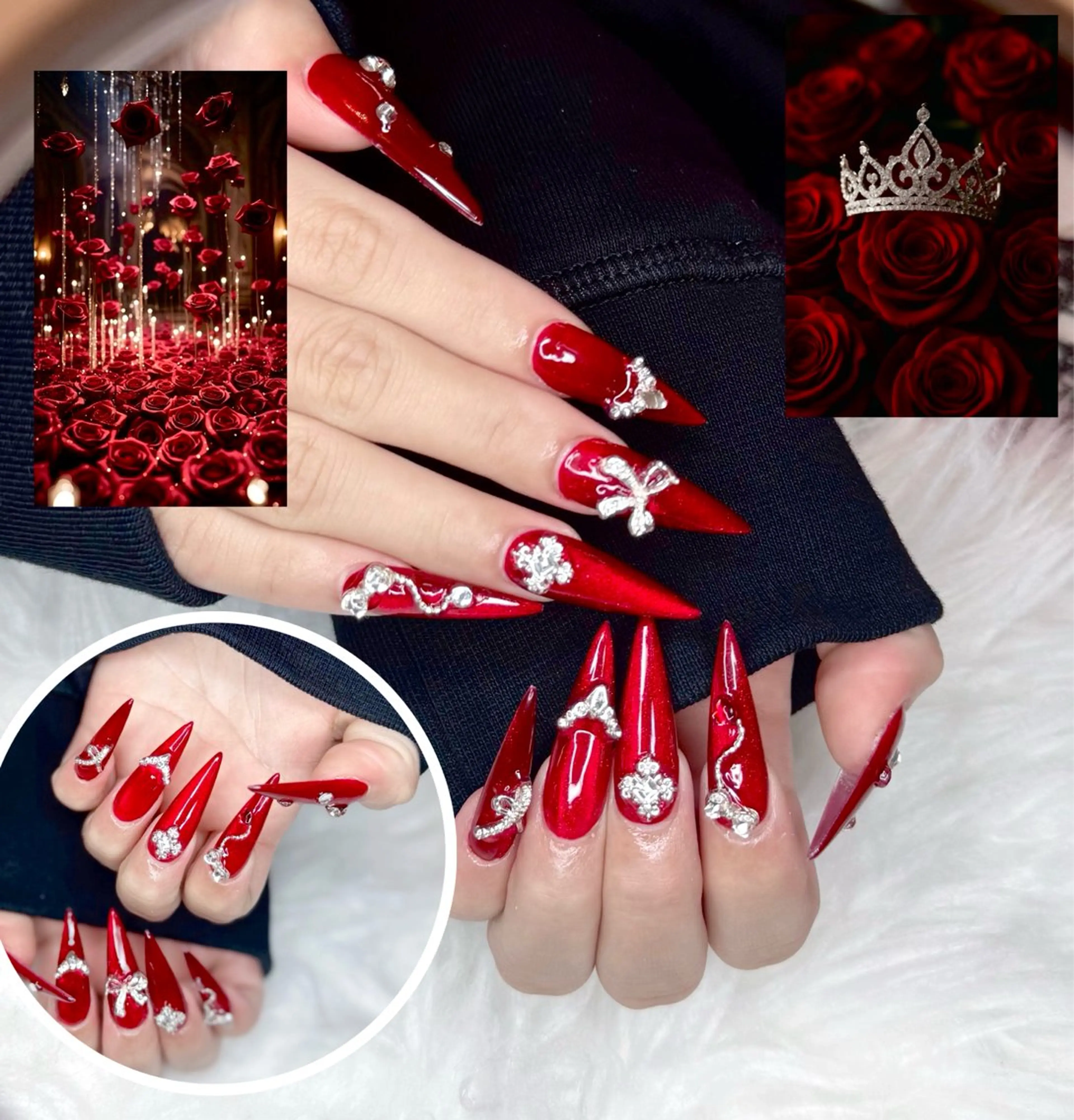 ネイル キラキラネイル le luxe nails所属・あやね あんなのネイルデザイン