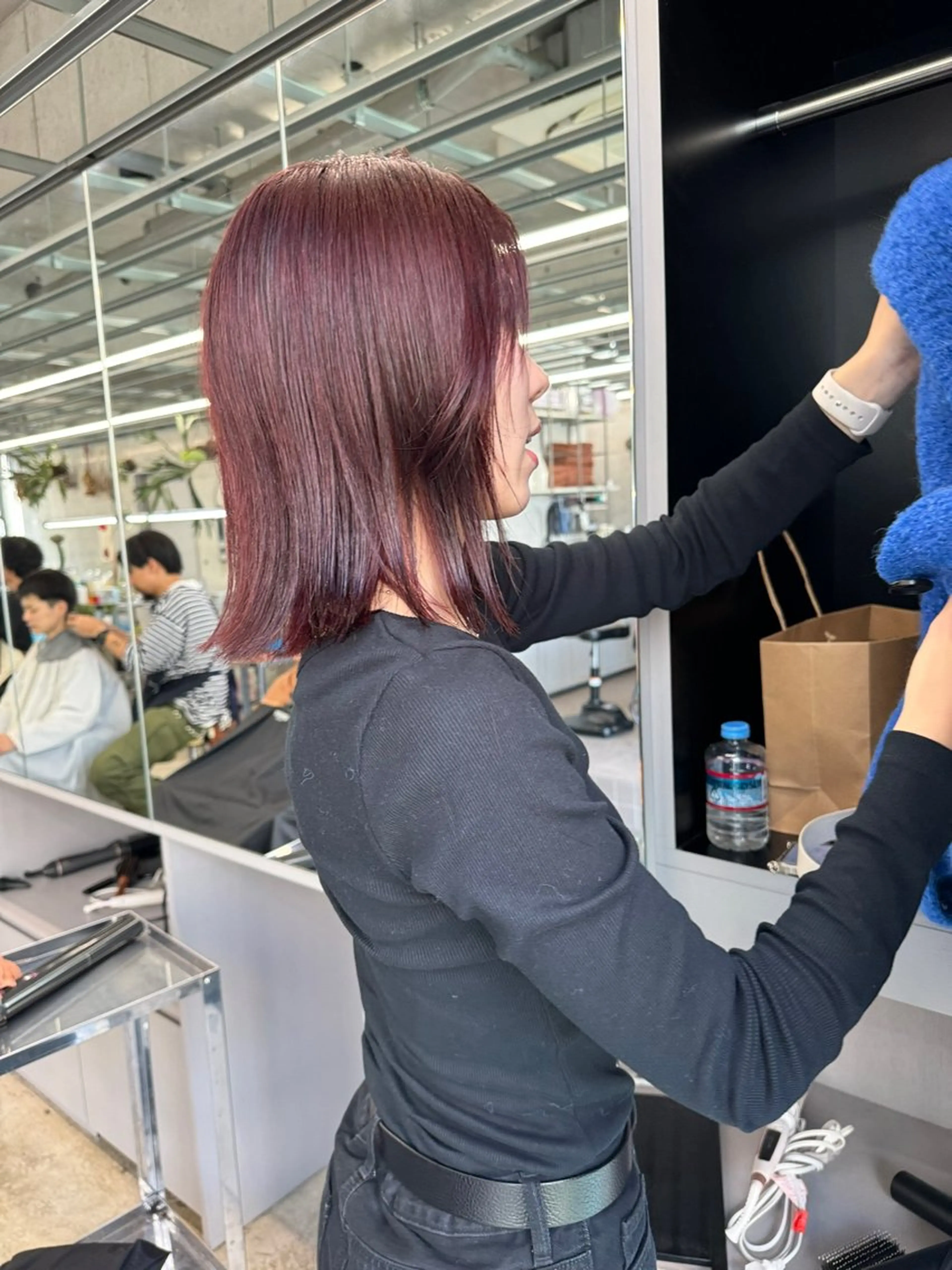 ショート カラー ショートボブ アッシュ ベージュカラー ブリーチ ケアカラー カット ヘアカラー トリートメント 原宿と2拠点美容師/ HIKARU🍀のヘアスタイル