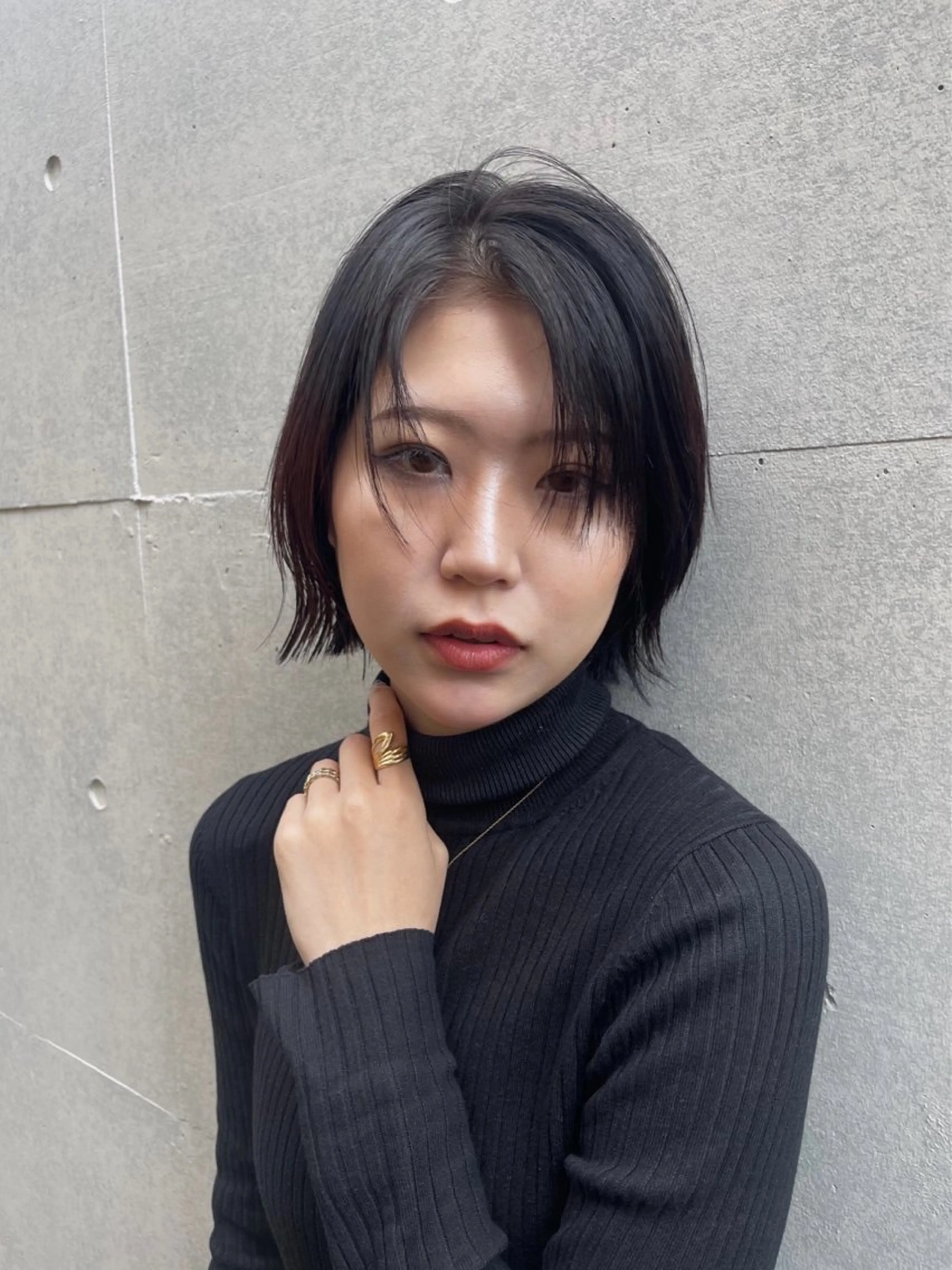 ショート イージーパーマ募集 平口はのんのヘアスタイル