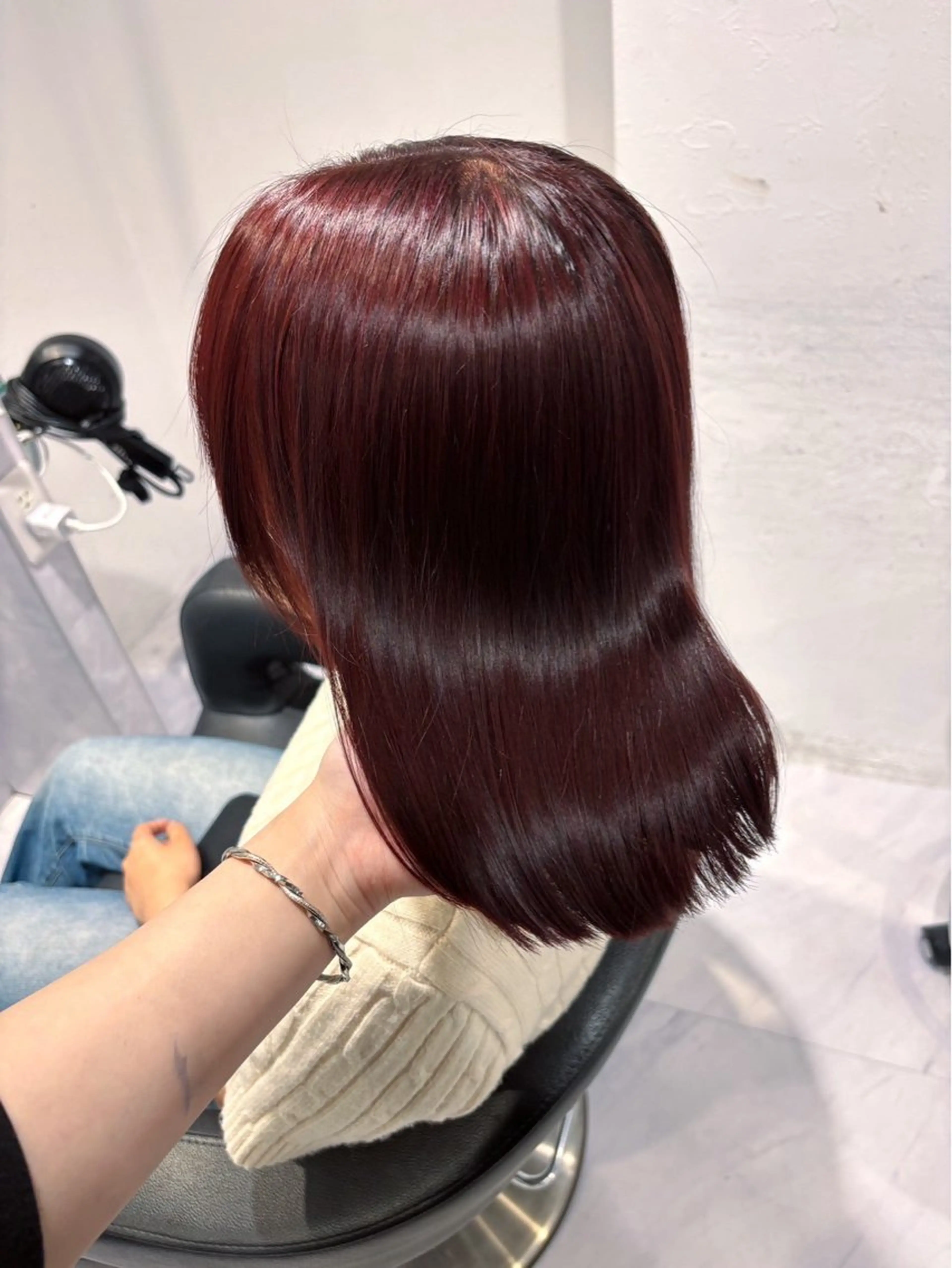 カラー ワンカラーでできる 暖色カラーゆいりのヘアスタイル