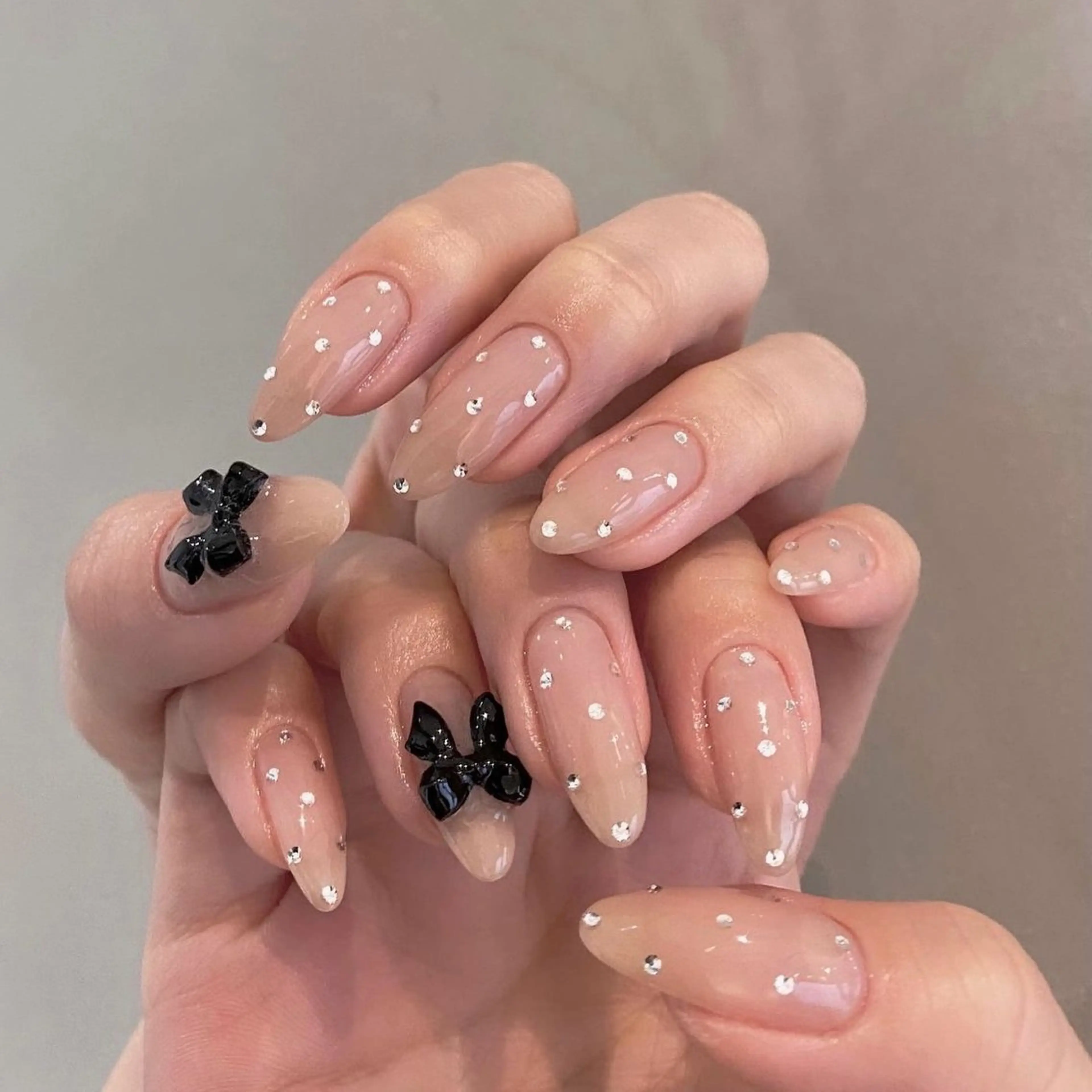 ネイル オーロラネイル チークネイル 長さ出し フットネイル フレンチネイル ハンドネイル J&C Nail Salon吉祥寺所属・YU KIのネイルデザイン