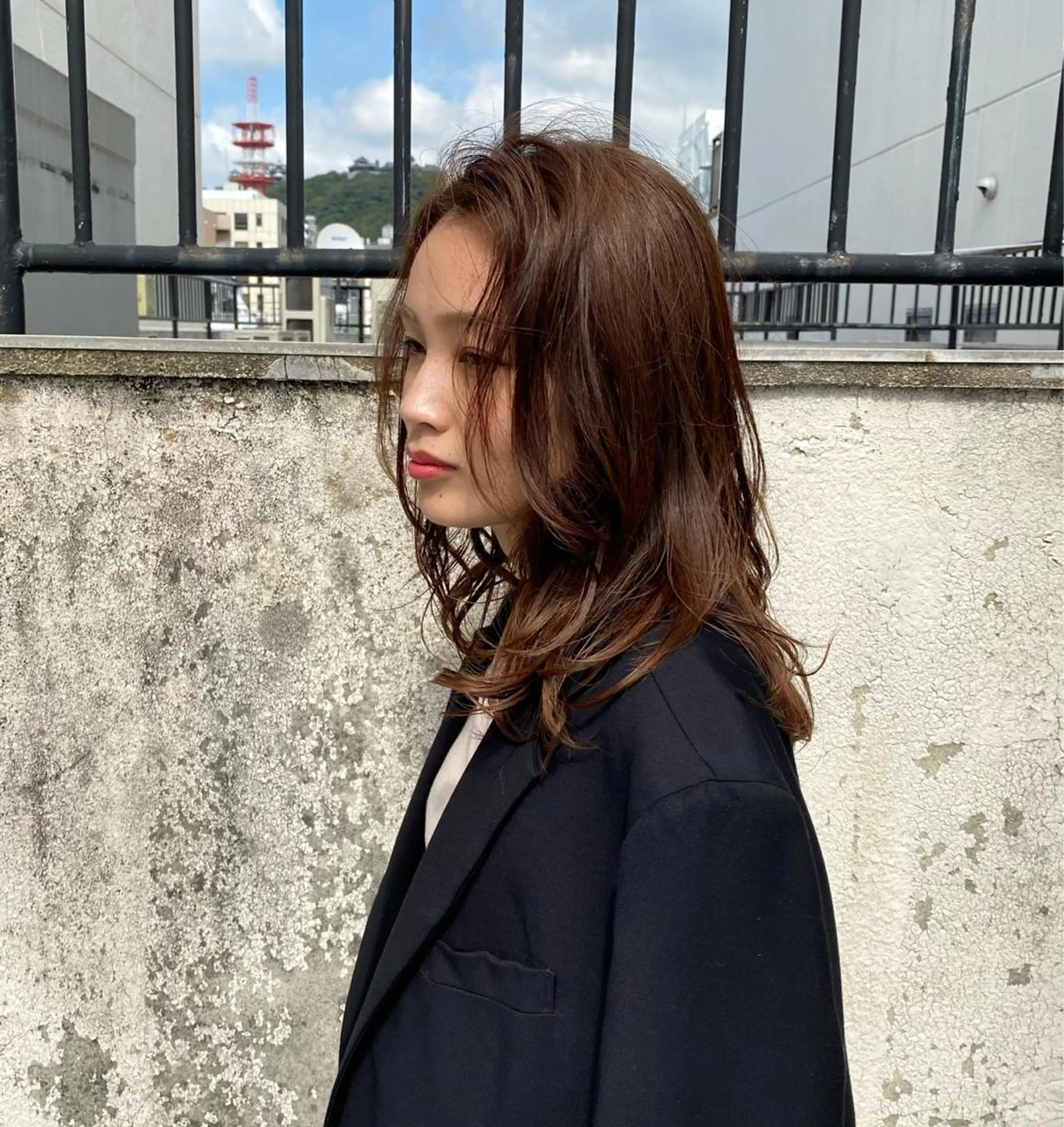 ミディアム ヘアカラー トリートメント geep Ryoyaのヘアスタイル
