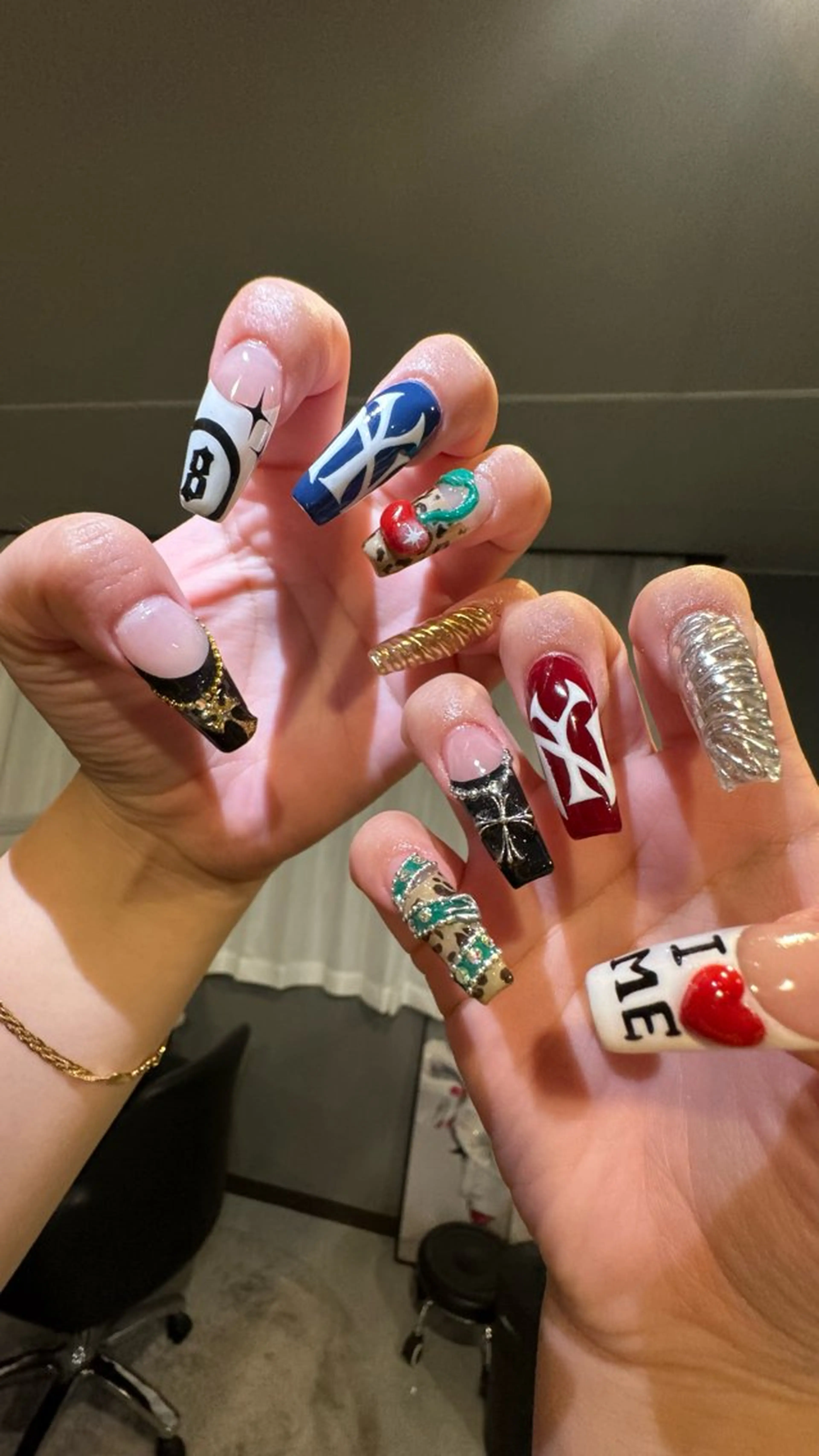 アクリルスカルプフルartコースの写真