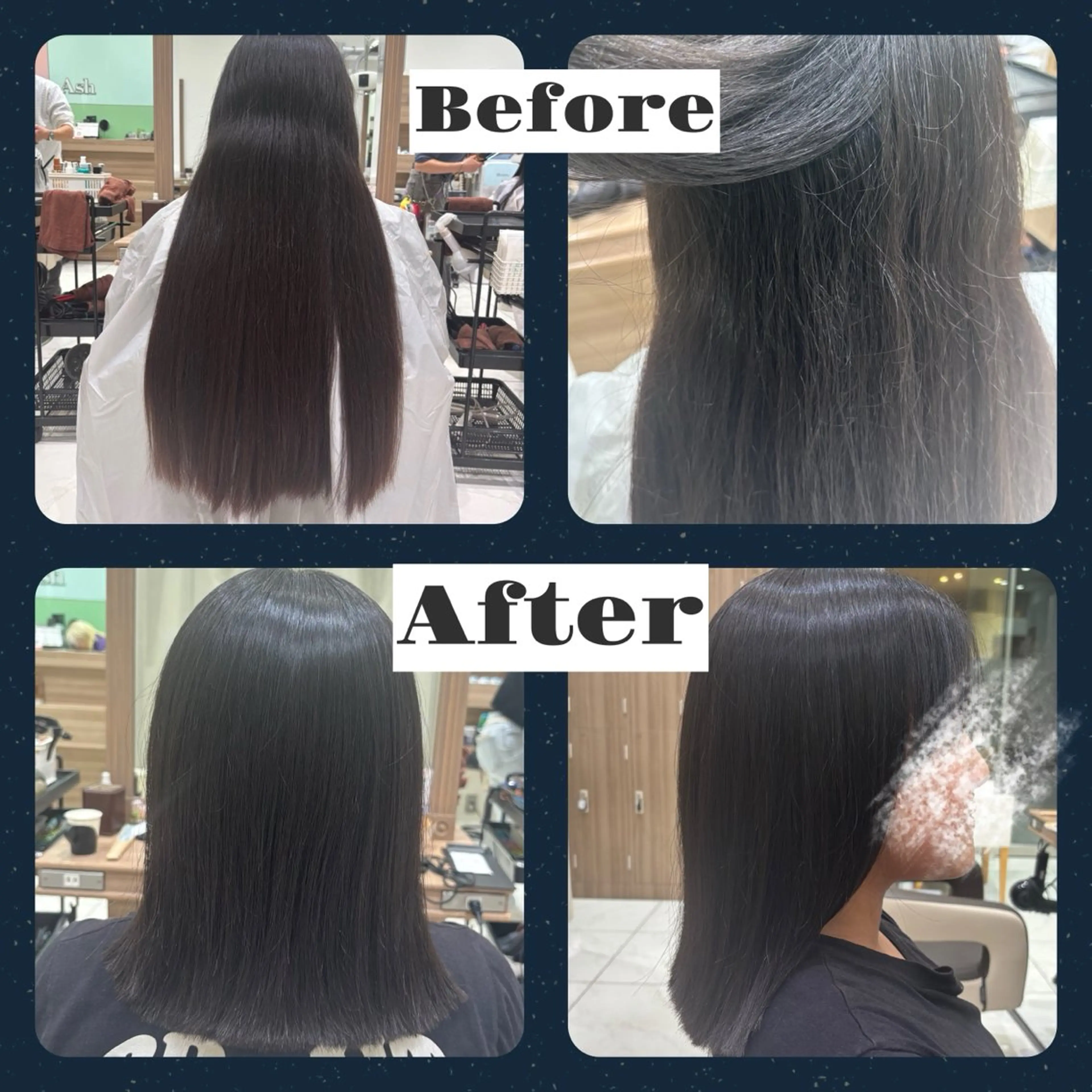 ミディアム 縮毛矯正 カット 縮毛矯正 鈴木かのん /ミニモ限定クーポンのヘアスタイル