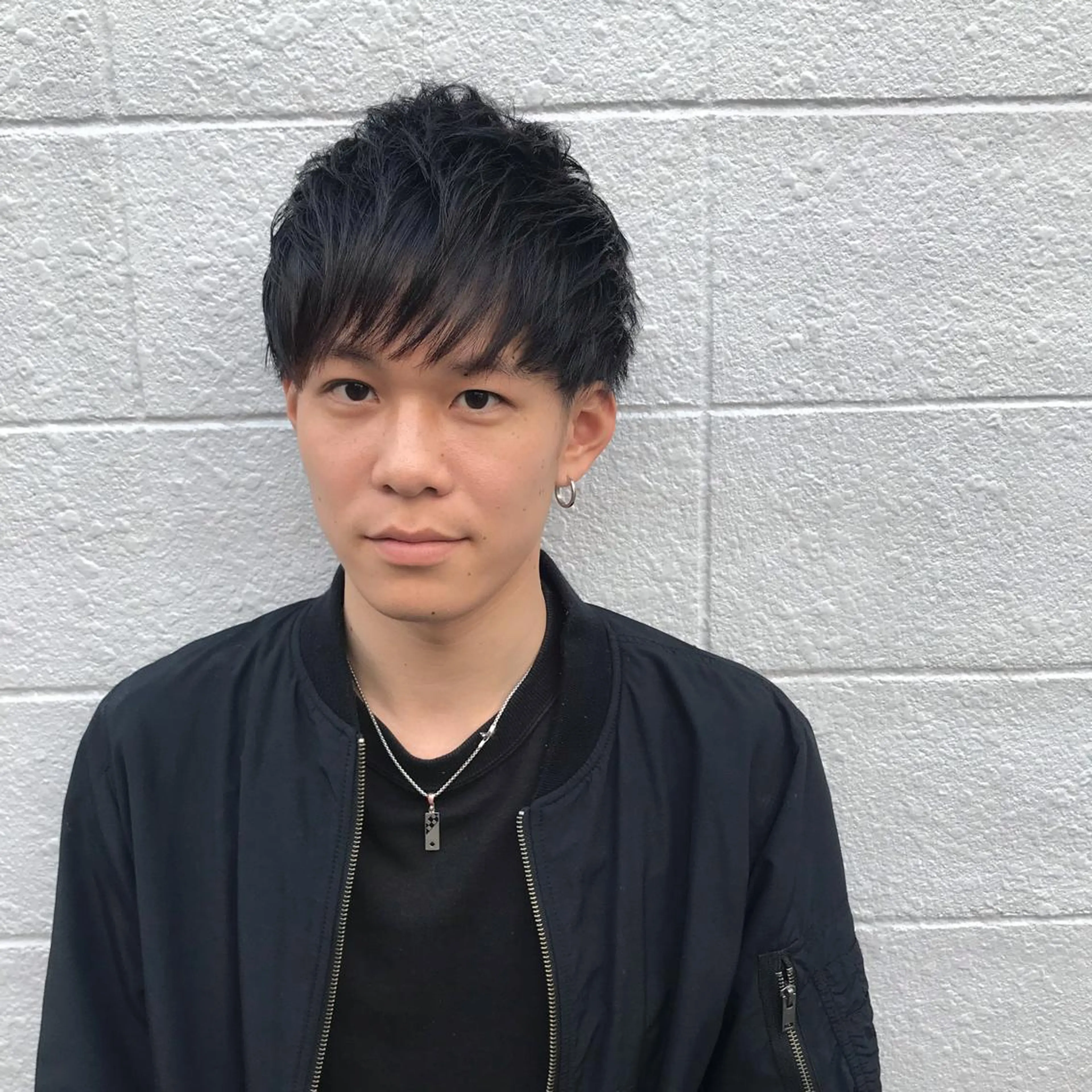 ショート カラー パーマ メンズ 吉川 純太のヘアスタイル