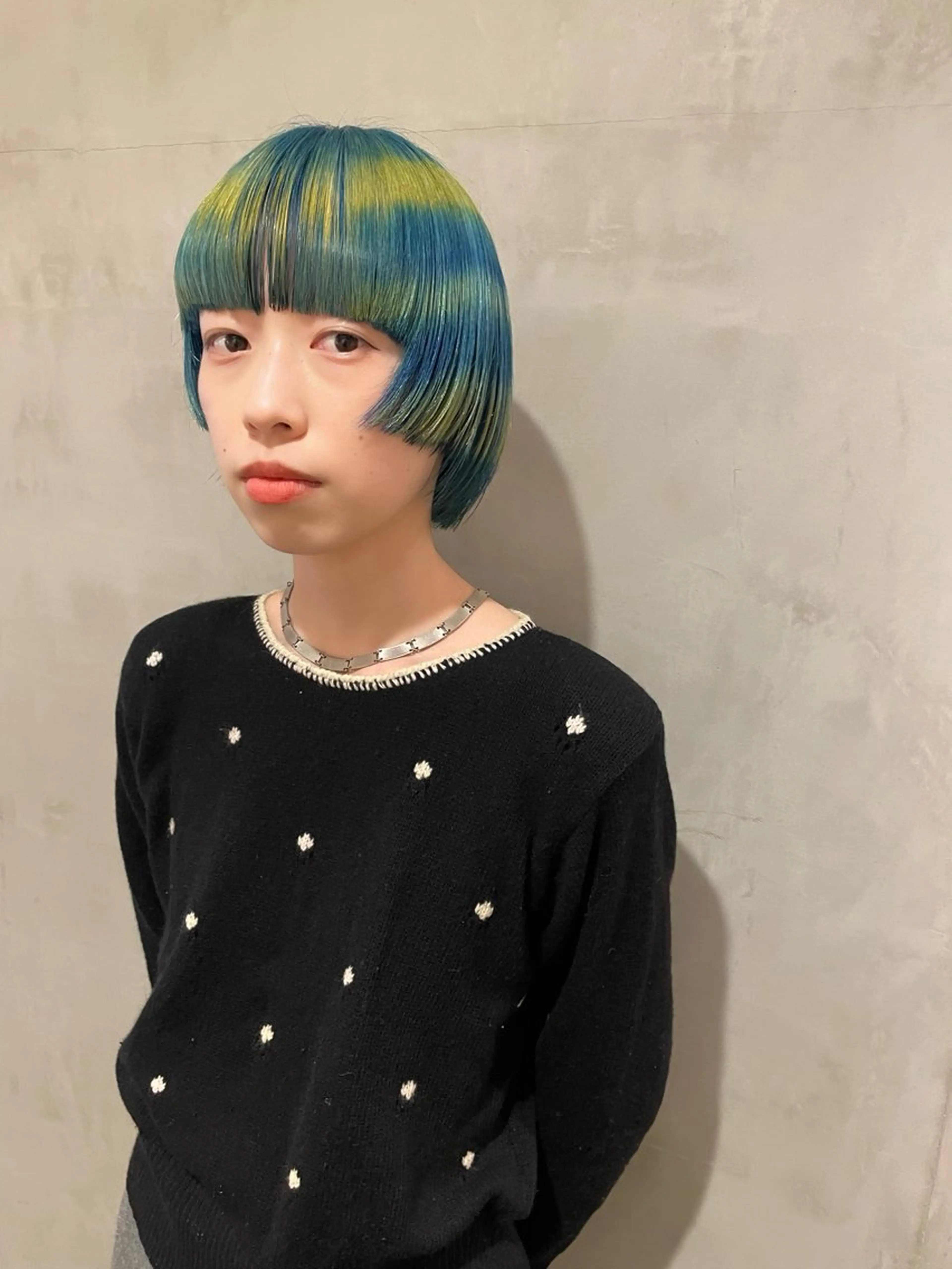 ショート カラー ヘアカラー トリートメント 優 作のヘアスタイル