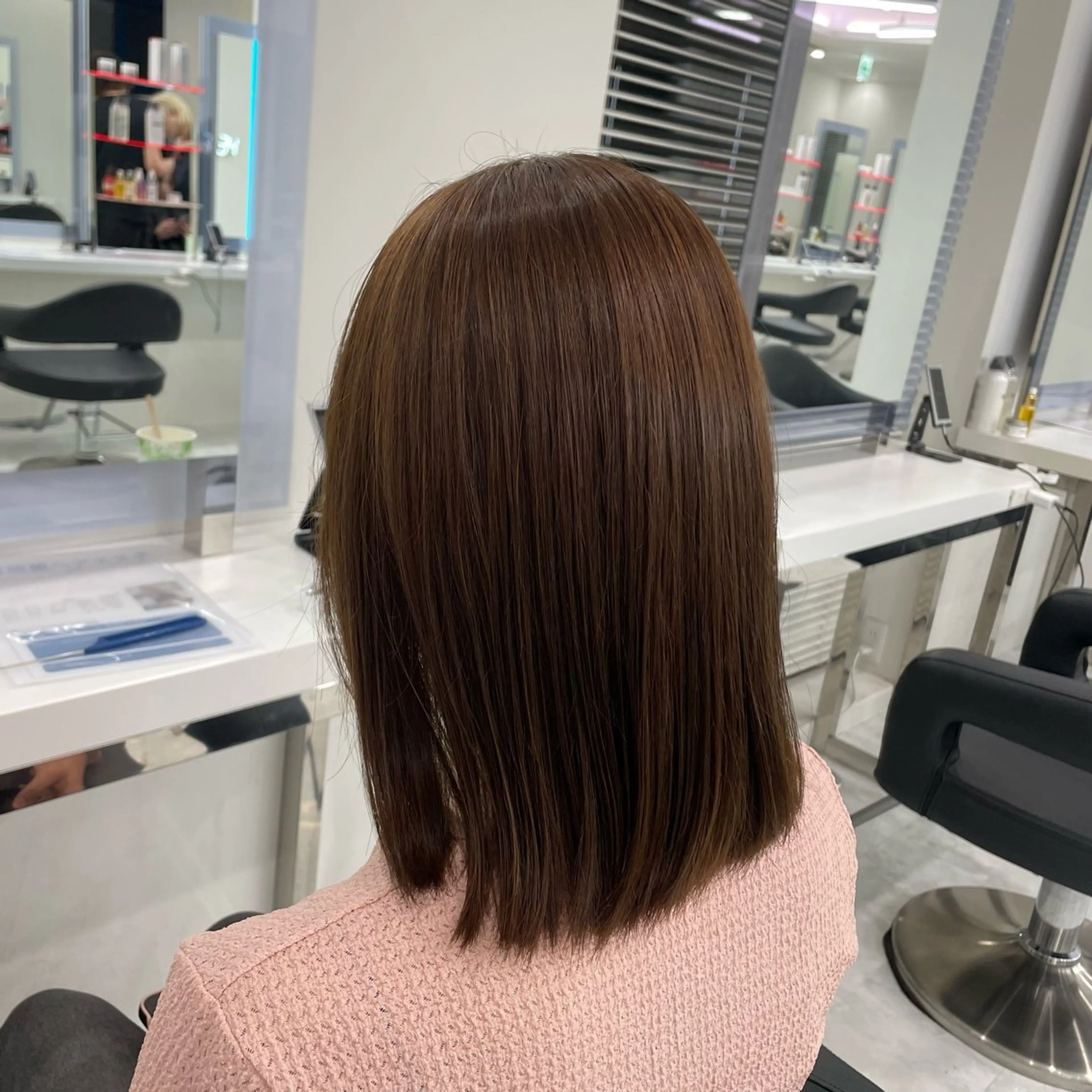 ミディアム 大人っぽ上品🤍韓国 レイヤー🤍ふうがのヘアスタイル