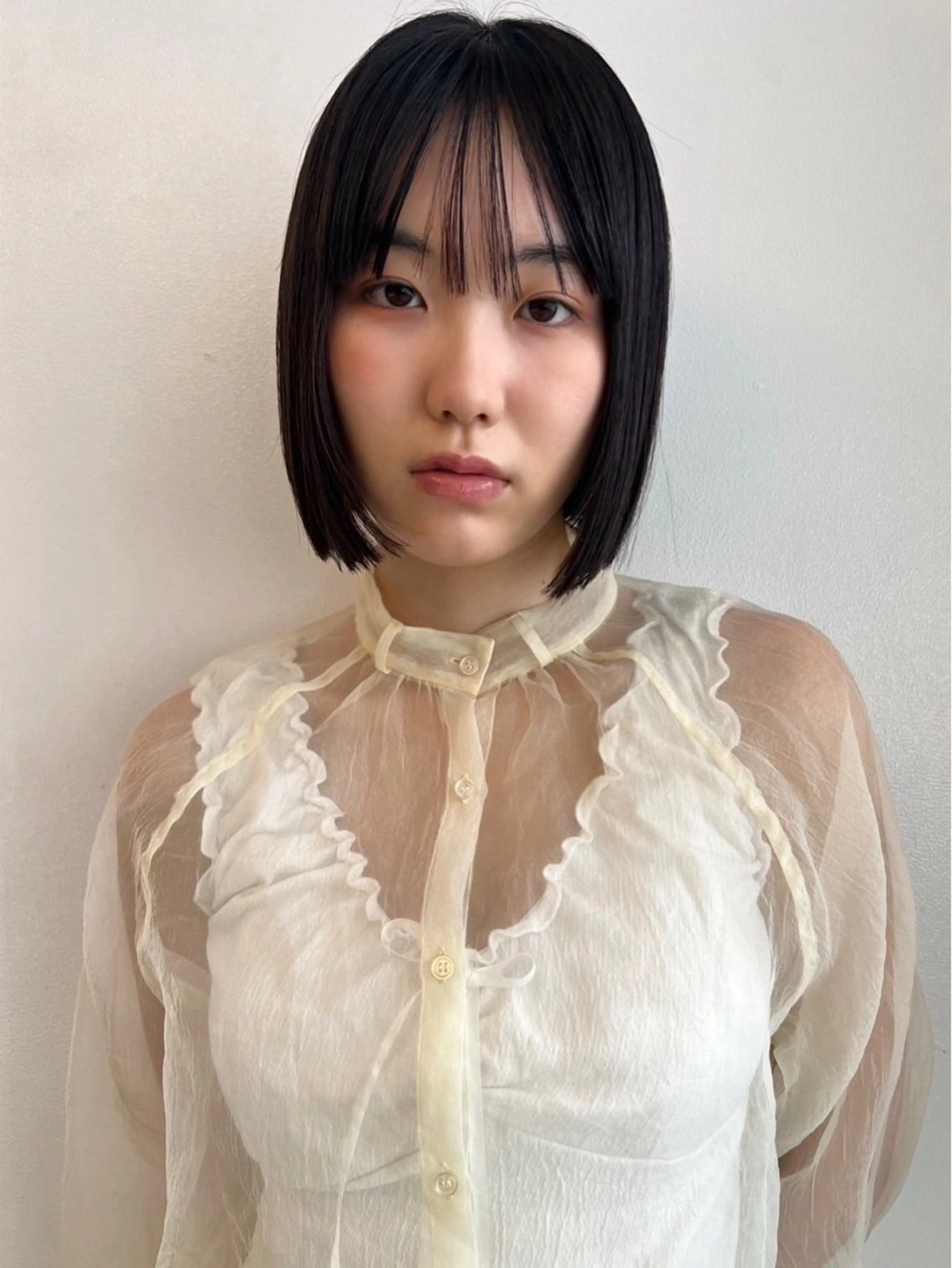 ミディアム 縮毛矯正 オシャレデザイン 🧺🪽/SHUNOのヘアスタイル
