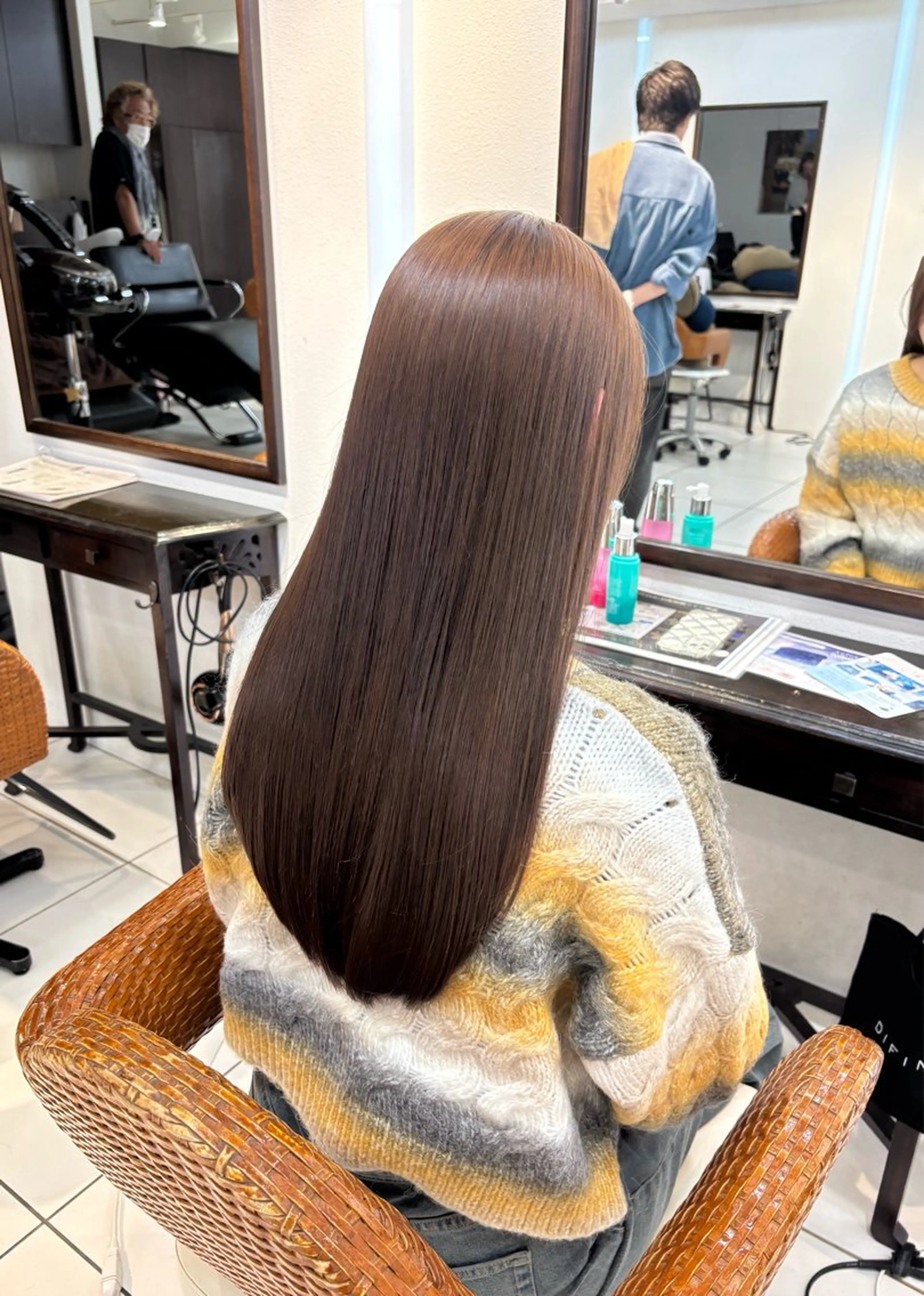 ロング カラー ヘアカラー 毛利 拓夢のヘアスタイル