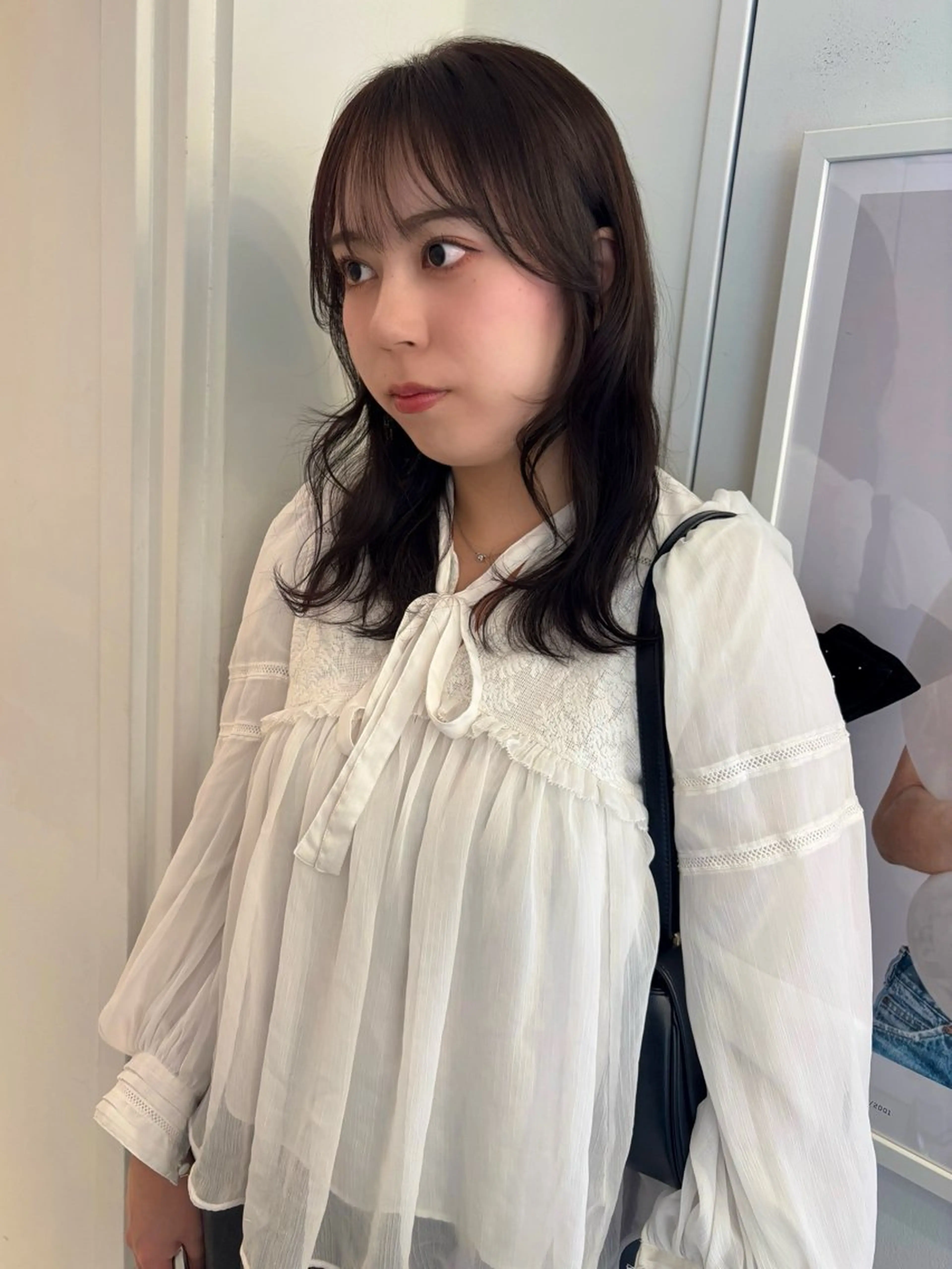 ミディアム カラー カット ヘアカラー riria/ボブ /ブラウンカラー🎀のヘアスタイル