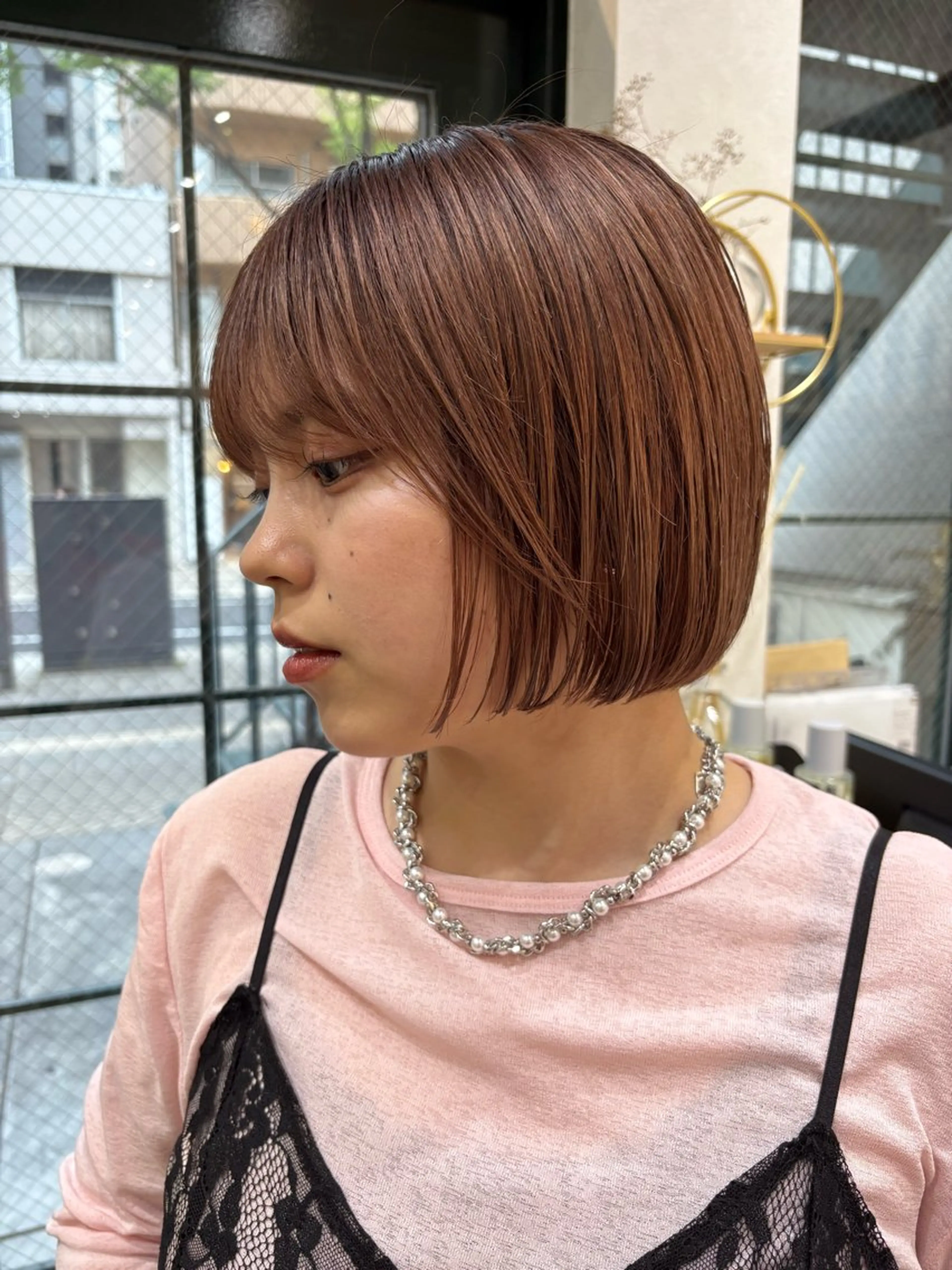 《営業後モデル様限定価格》火曜~金曜19:00ｰ切りっぱなしボブ、ミニボブのカットモデルの写真