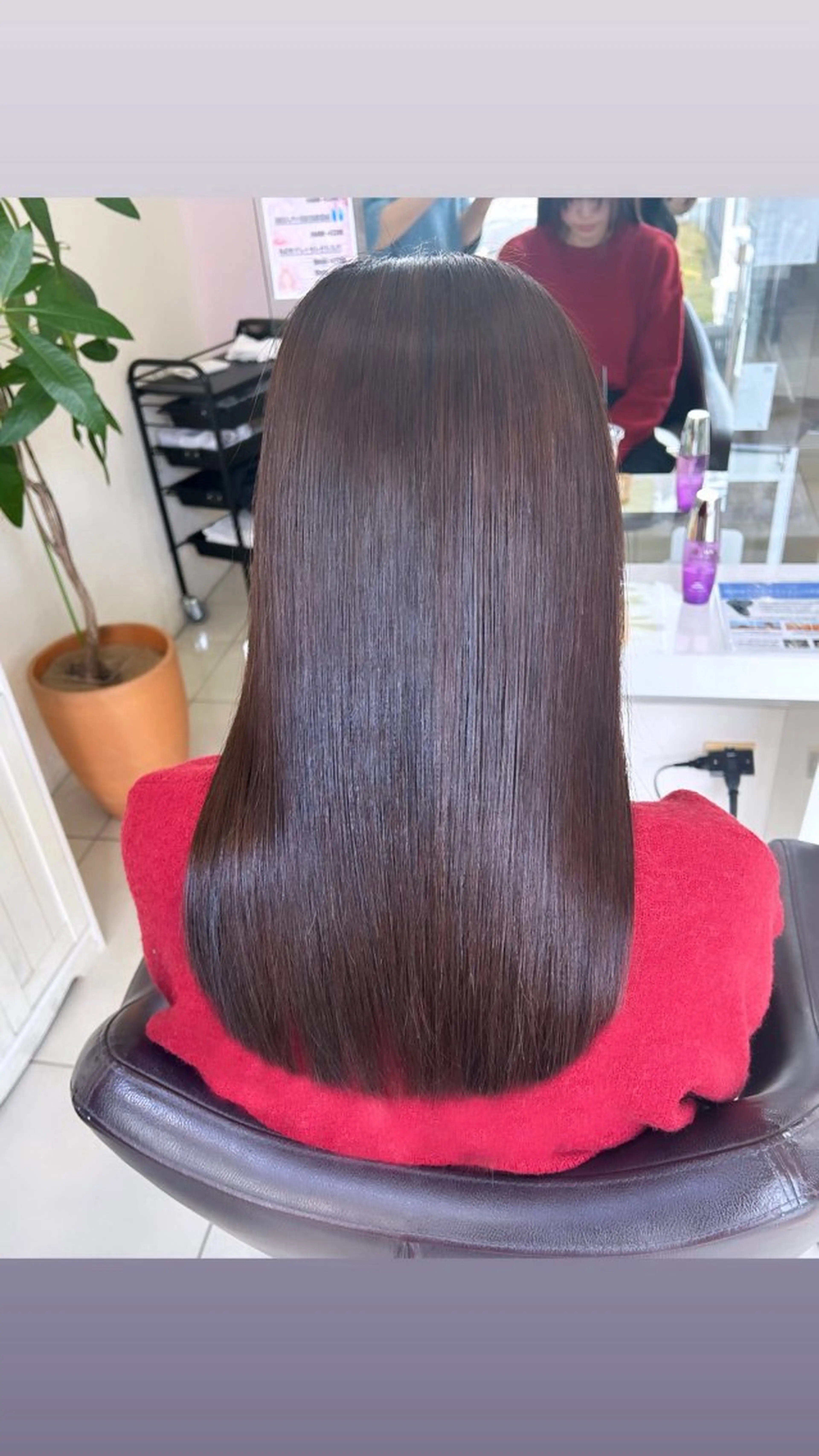 セミロング Happiness王寺所属・髪質改善カラー 🫧萩原のヘアスタイル