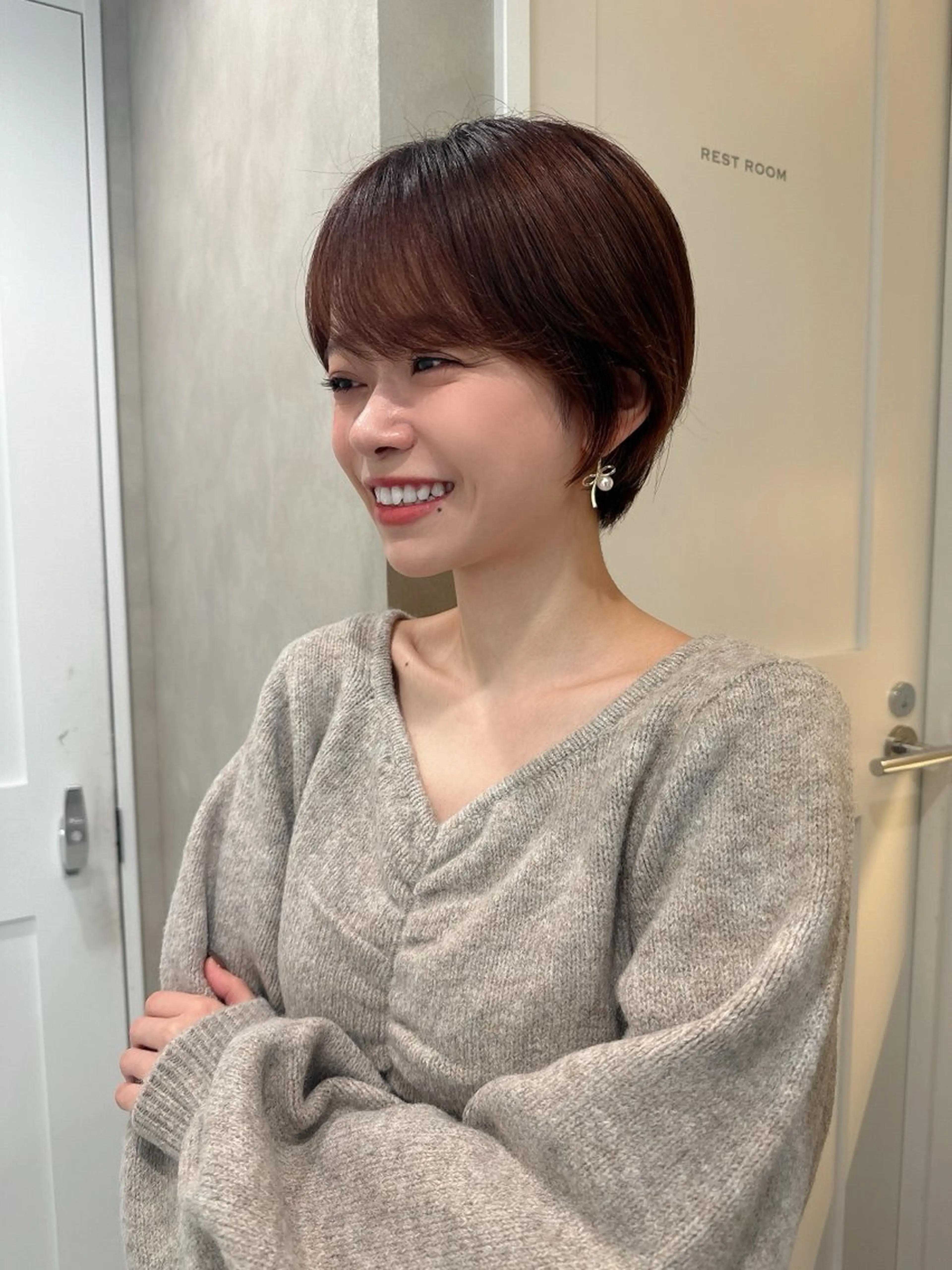 ショート カラー カット ヘアカラー トリートメント Cloe所属・久世 聡のヘアスタイル