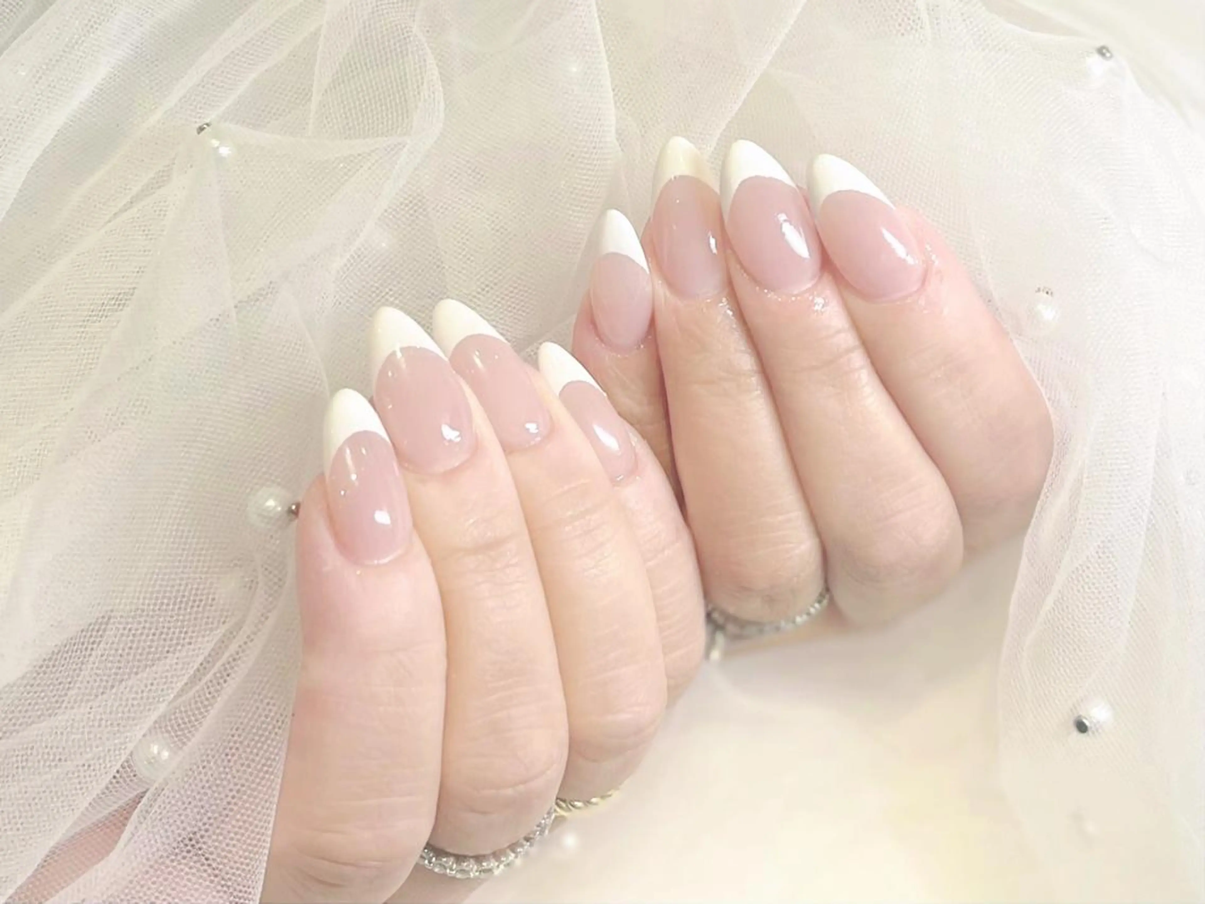 【新規オフ無料】　フレンチネイルの写真