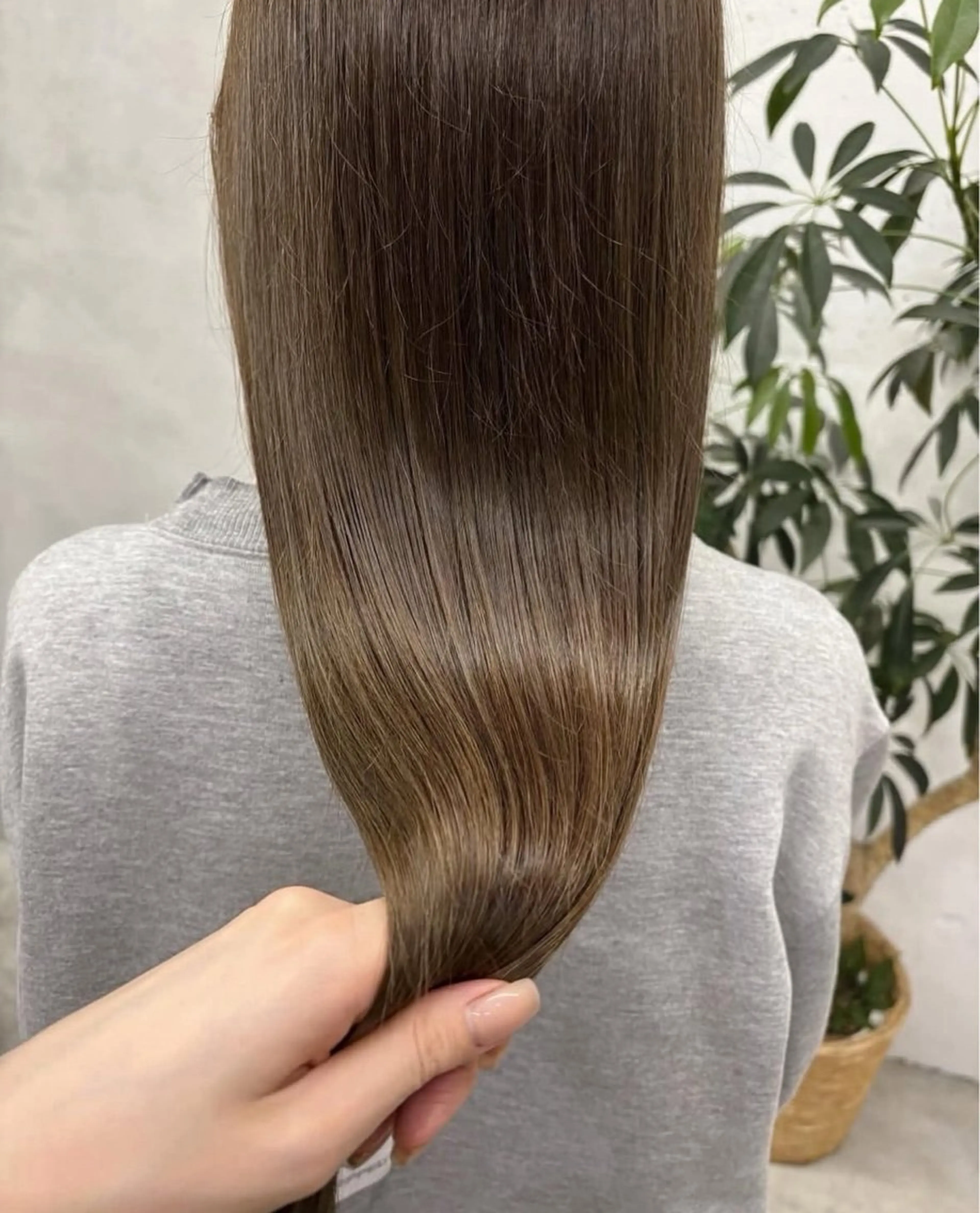 縮毛矯正の写真